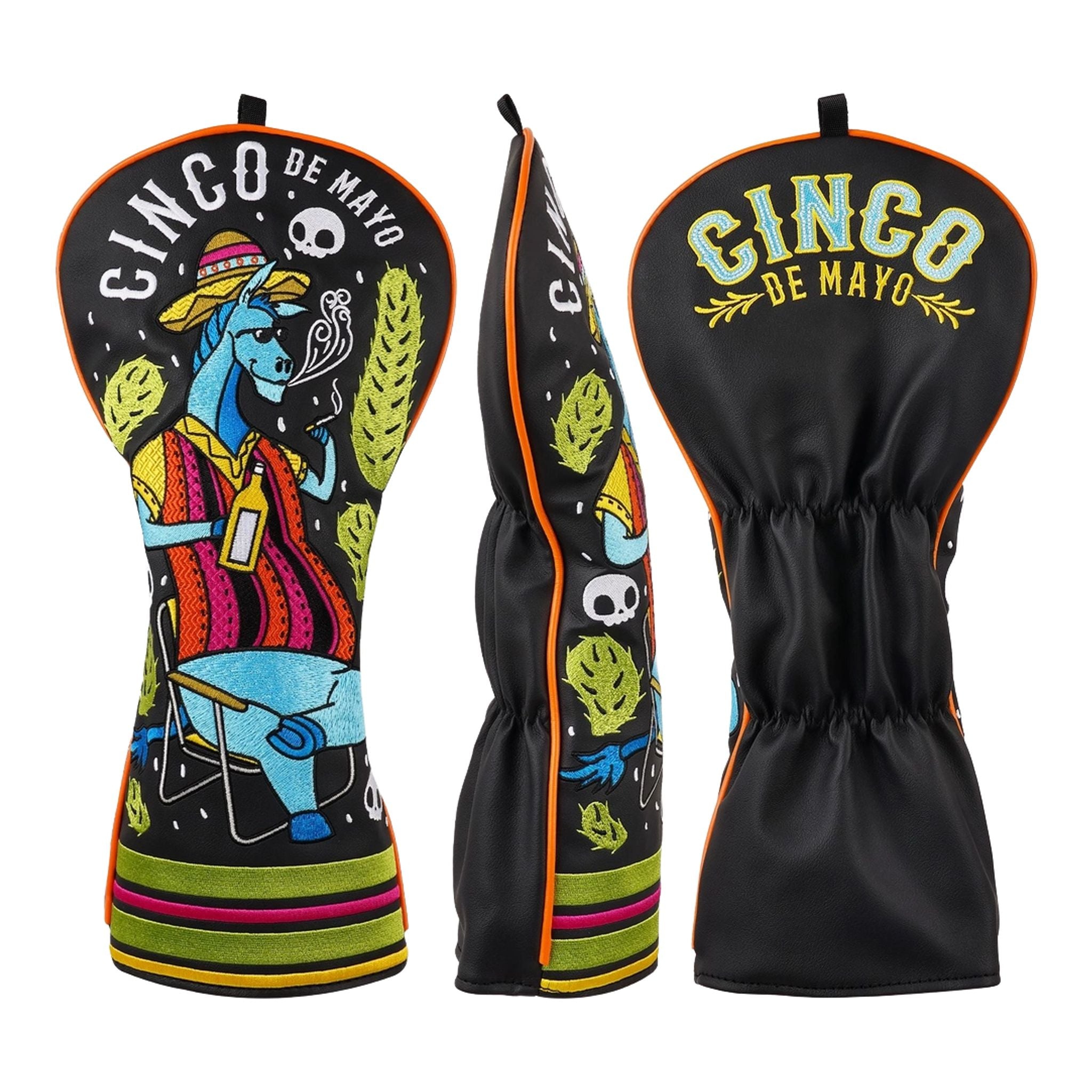 Emroydered Headcovers Mexico Cinco Driver Headcover