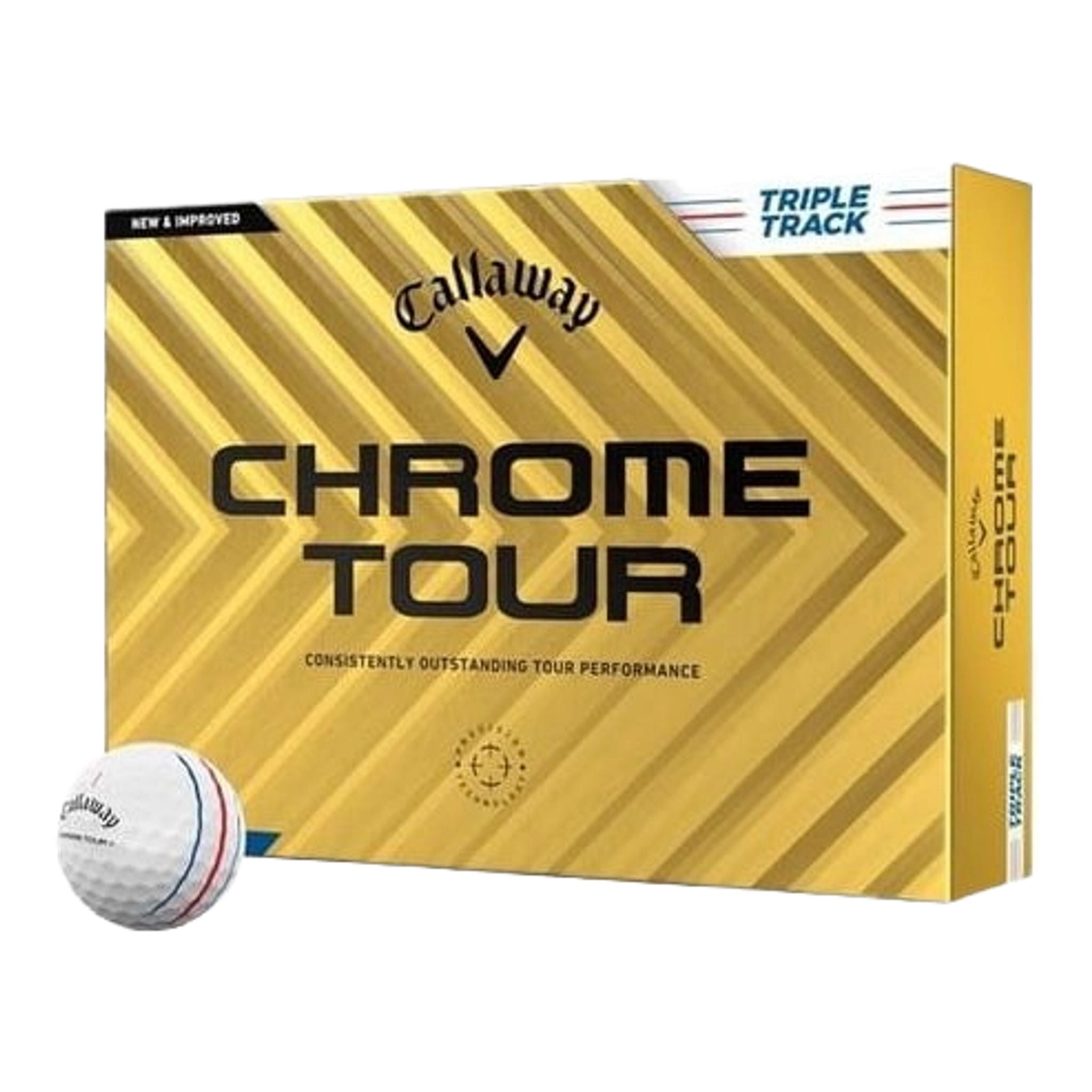 Golfové loptičky Callaway Chrome Soft Tour Triple Track (2024)