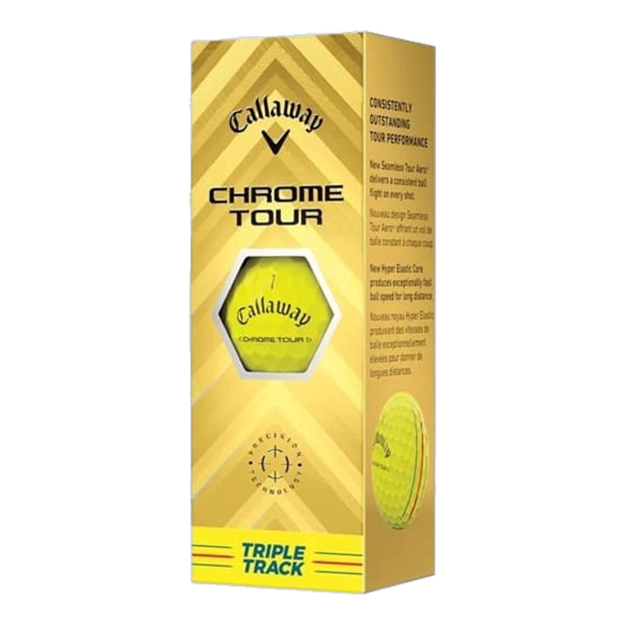 Golfové loptičky Callaway Chrome Soft Tour Triple Track (2024)