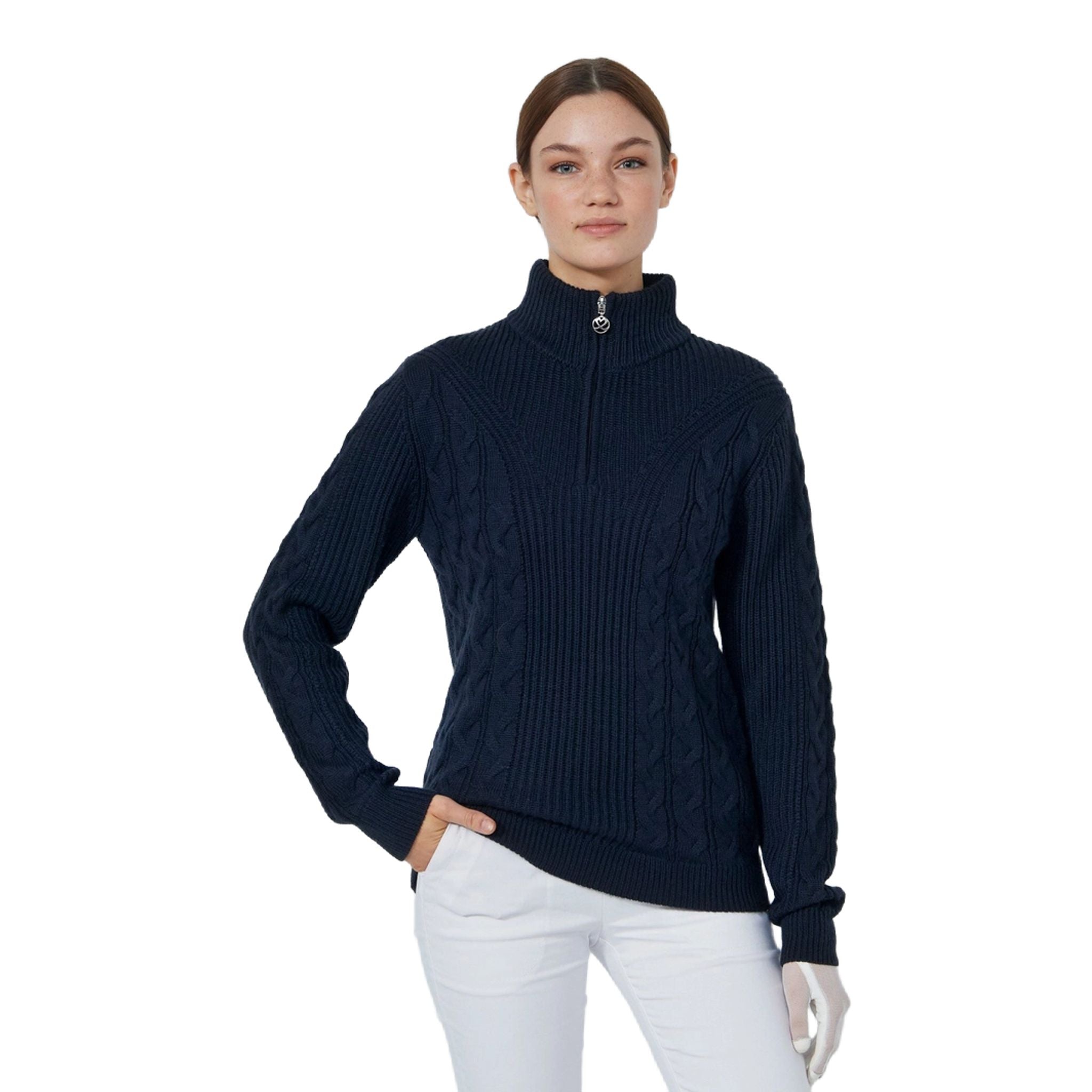Daily Sports Lined Cable Pullover Damen