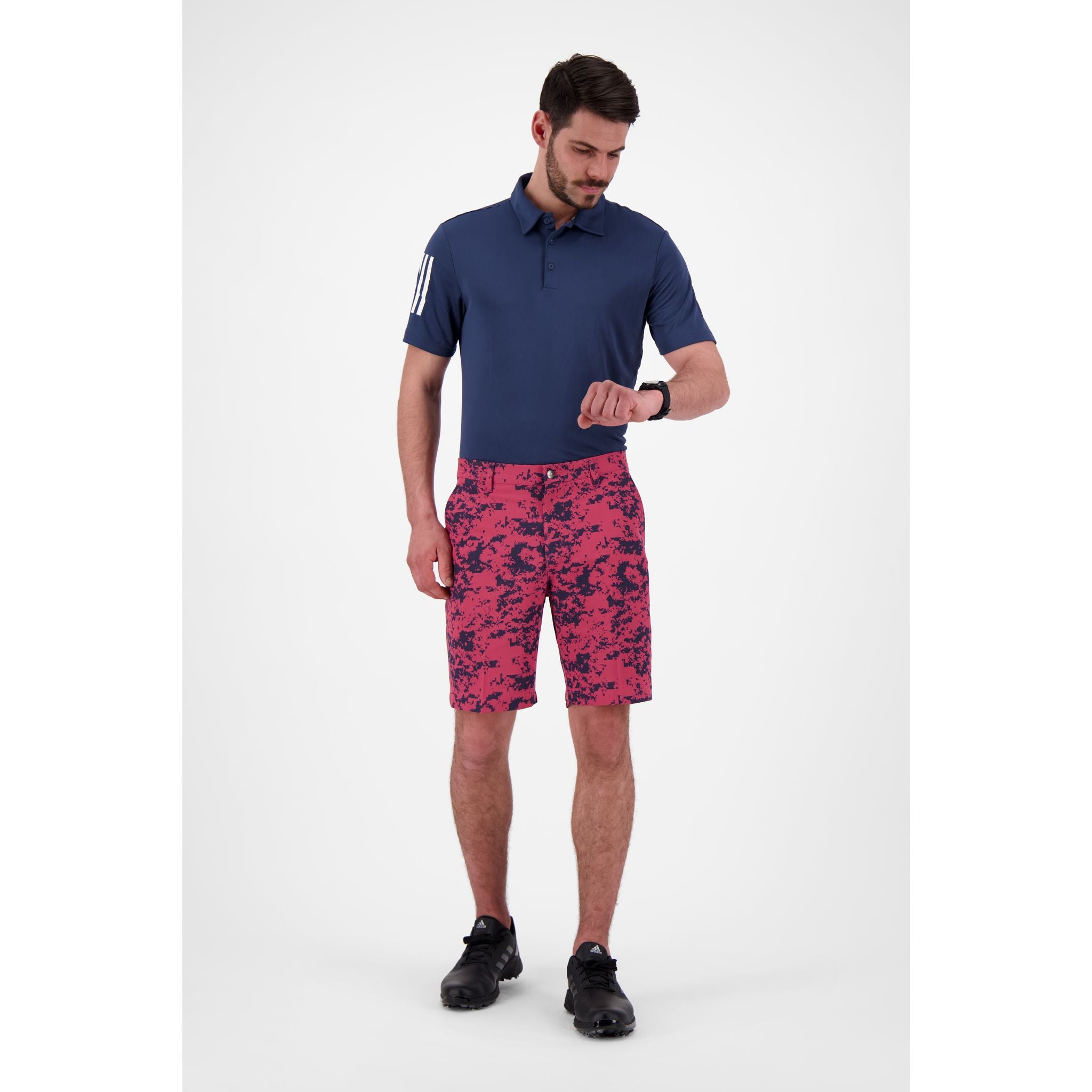 Adidas 3-Streifen Basic SS Polo Navy/Weiß Herren