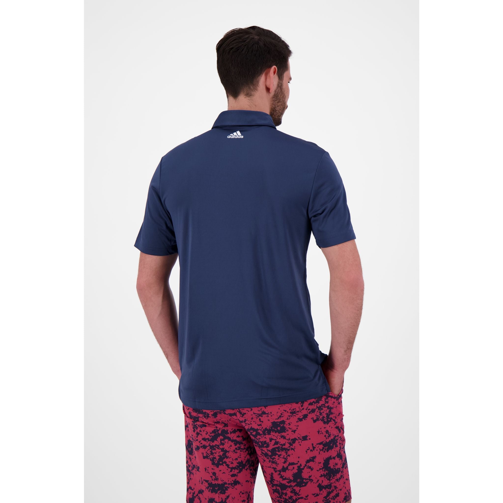 Adidas 3-Streifen Basic SS Polo Navy/Weiß Herren