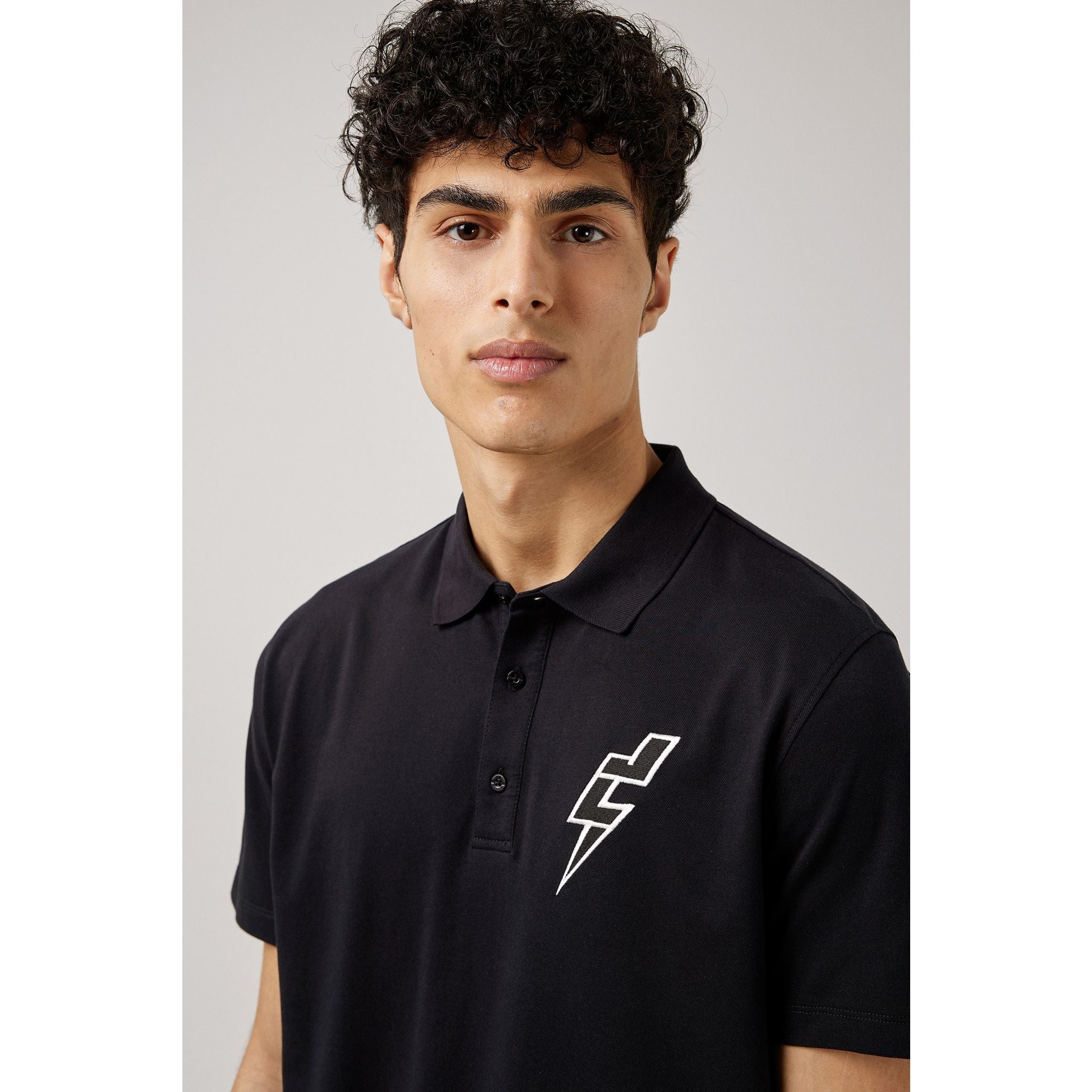 J. Lindeberg Polo JL Strike Rib Jersey Herren