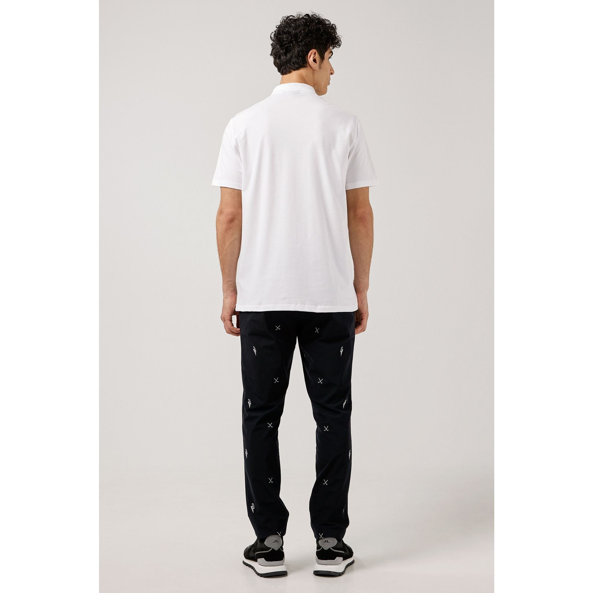 J. Lindeberg Polo JL Strike Rib Jersey Herren