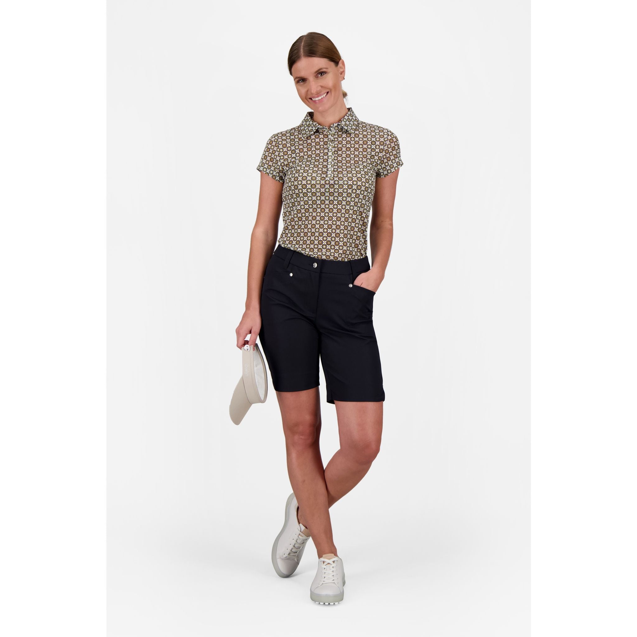 Daily Sports Daily Oron Mesh Polo Mustergelb Damen