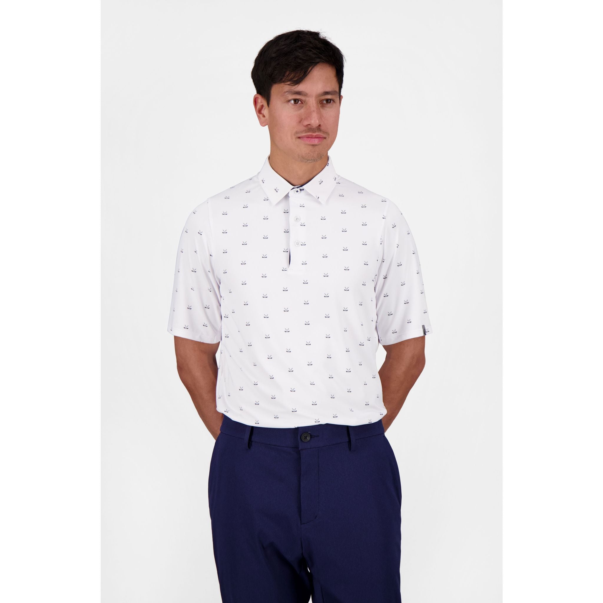 Kjus M Golfer Polo SS Weiß/Dunkel/Dusk Herren