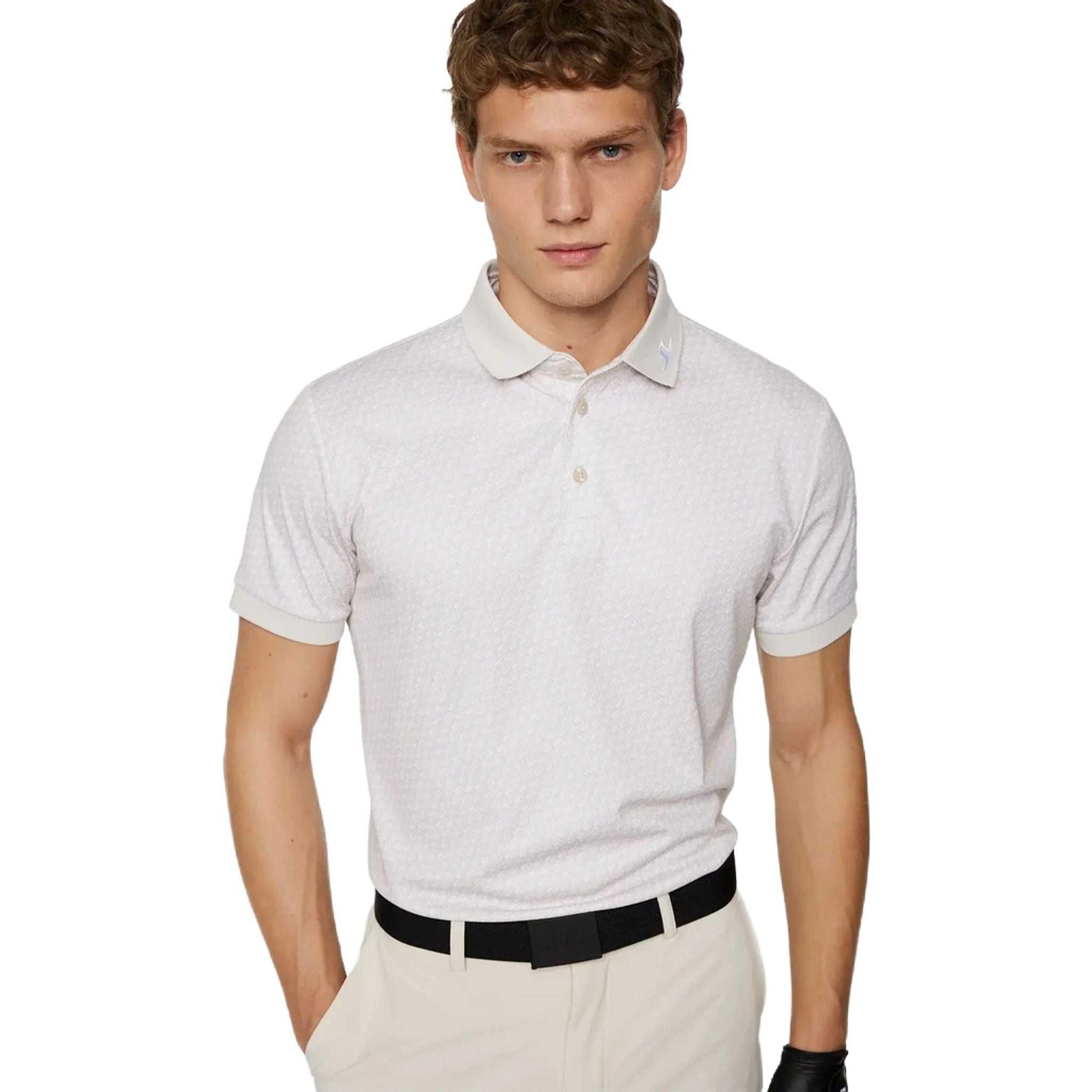 J. Lindeberg Tour Tech Print Polo Herren