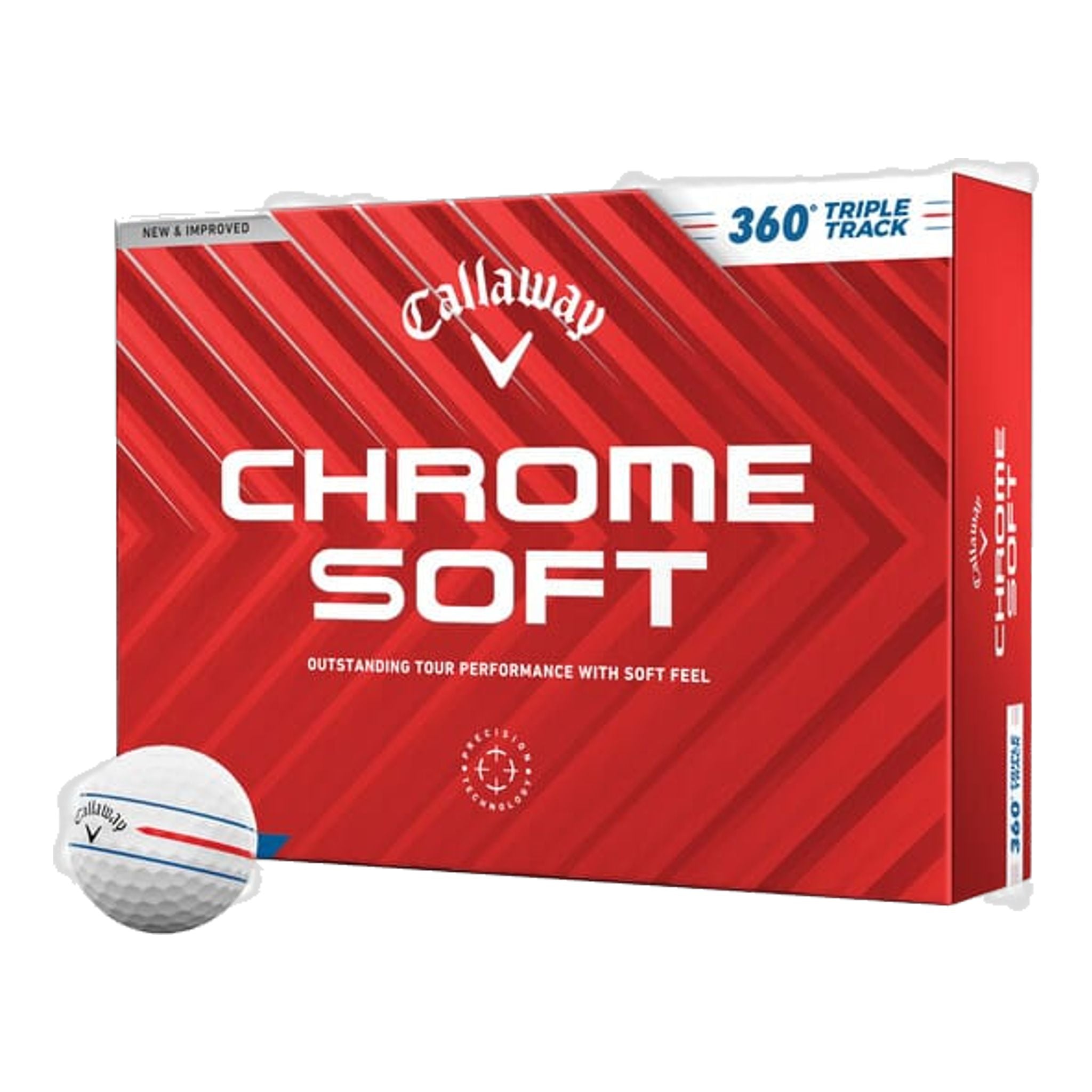 Callaway Chrome Soft Triple Track (2024) Golfbälle