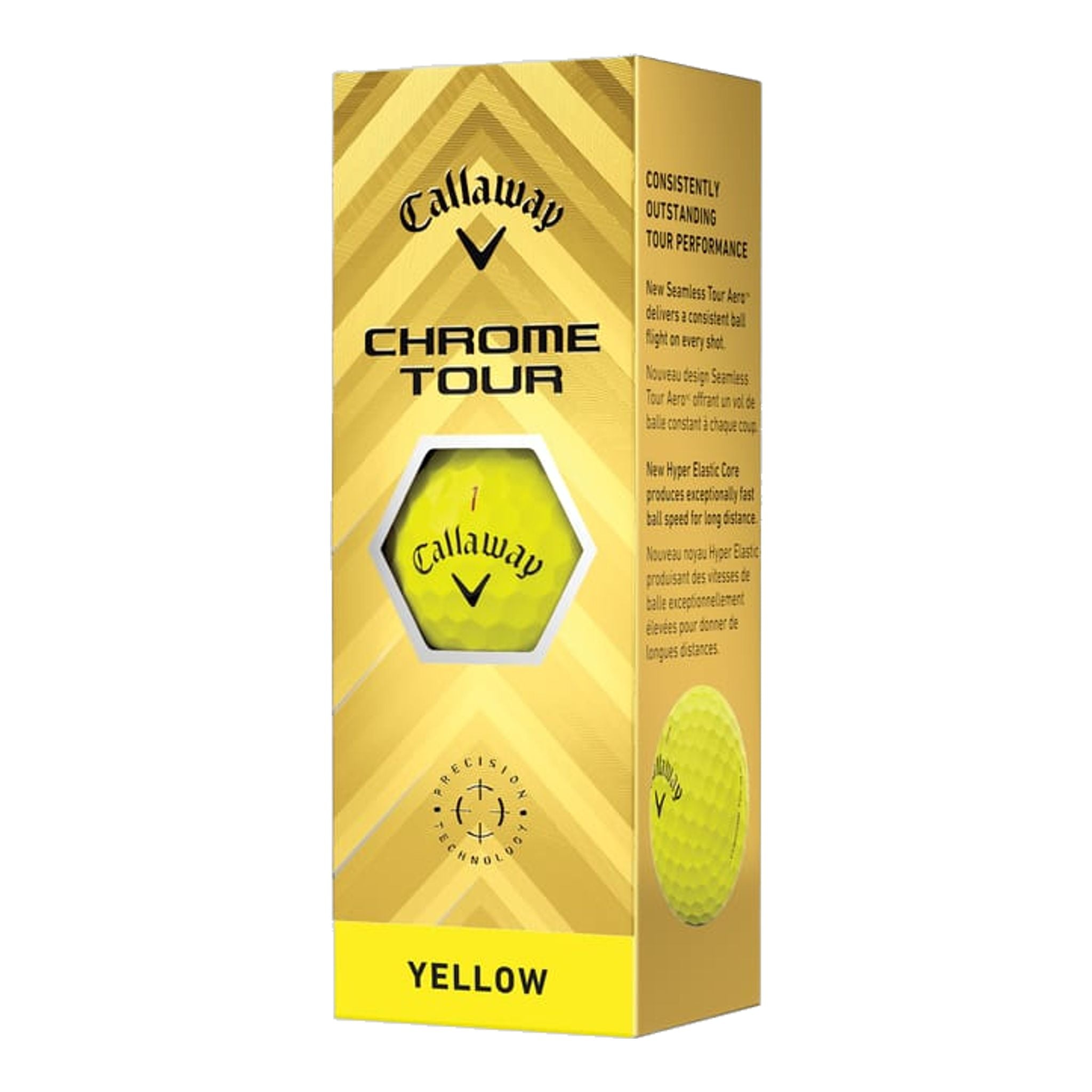 Golfové loptičky Callaway Chrome Tour (2024)