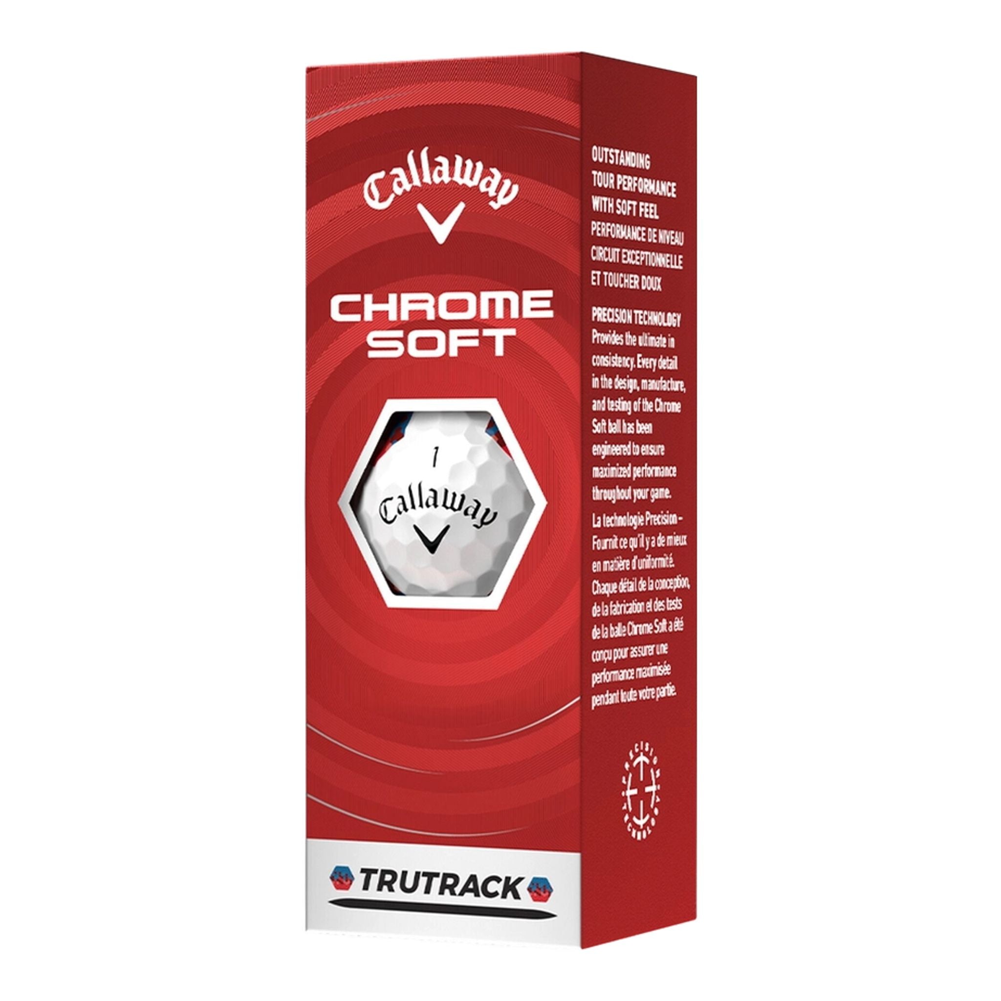 Golfové loptičky Callaway Chrome Soft TruTrack 26