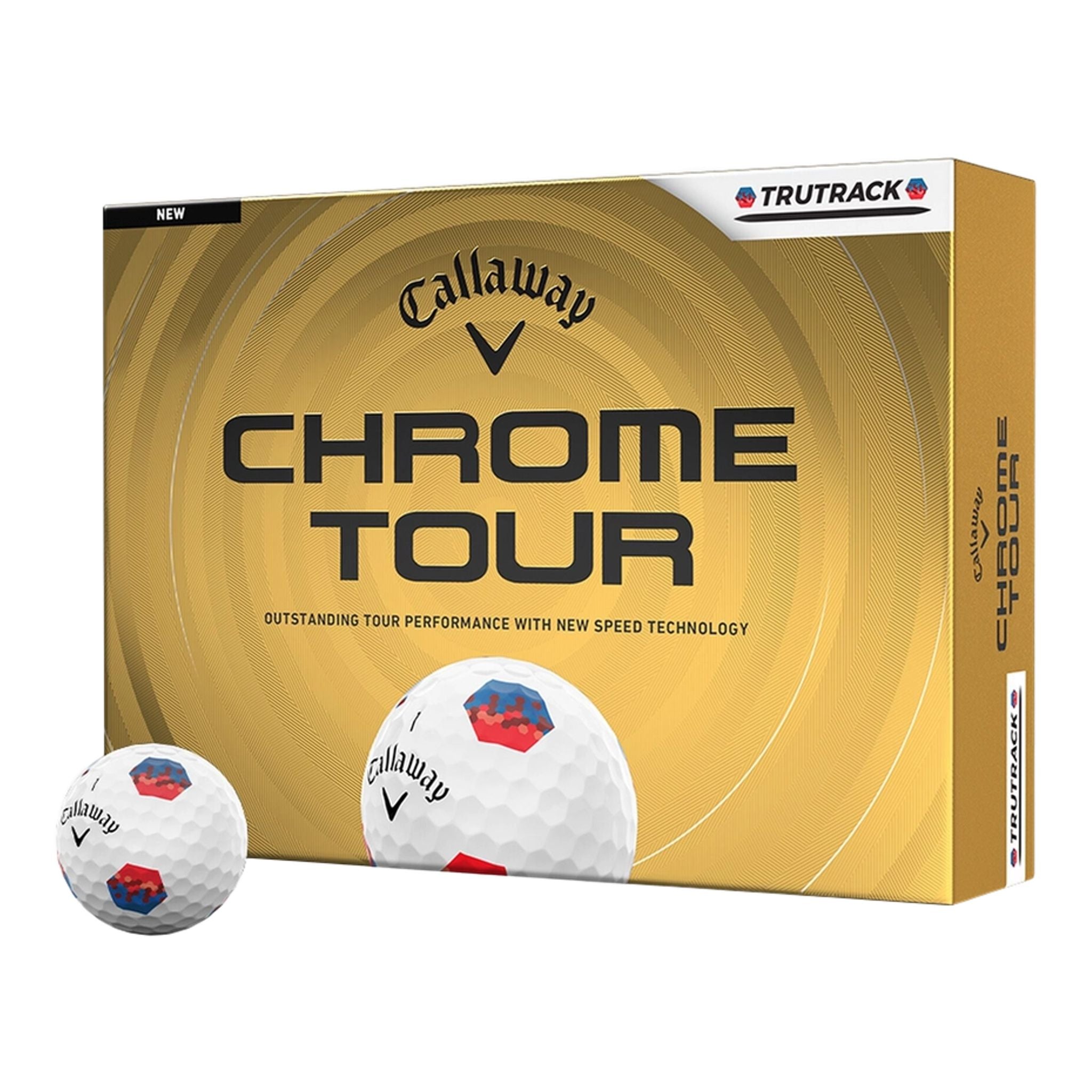 Golfové loptičky Callaway Chrome Tour TruTrack 26