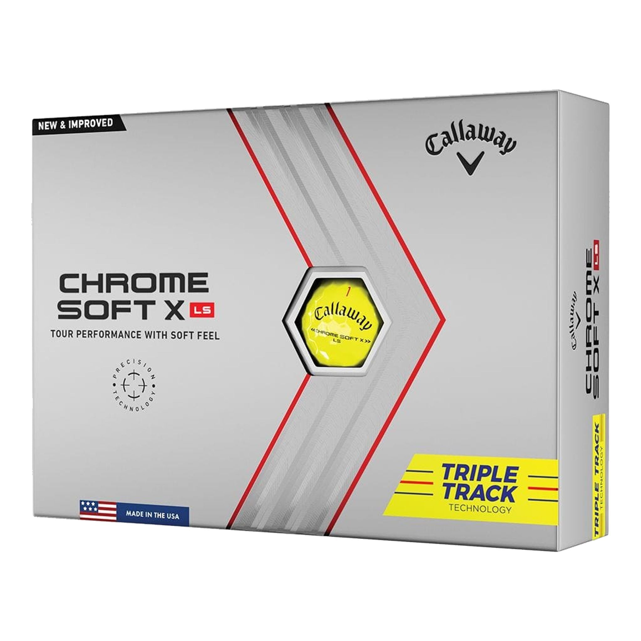 Golfové loptičky Callaway Chrome Soft X LS (2022)