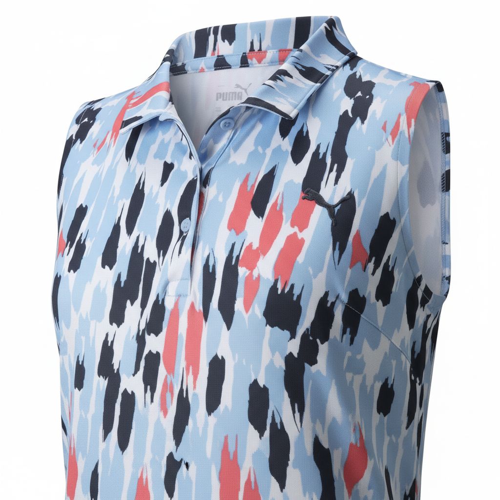 Puma Cloudspun Three Brush Sleeveless Polo Damen