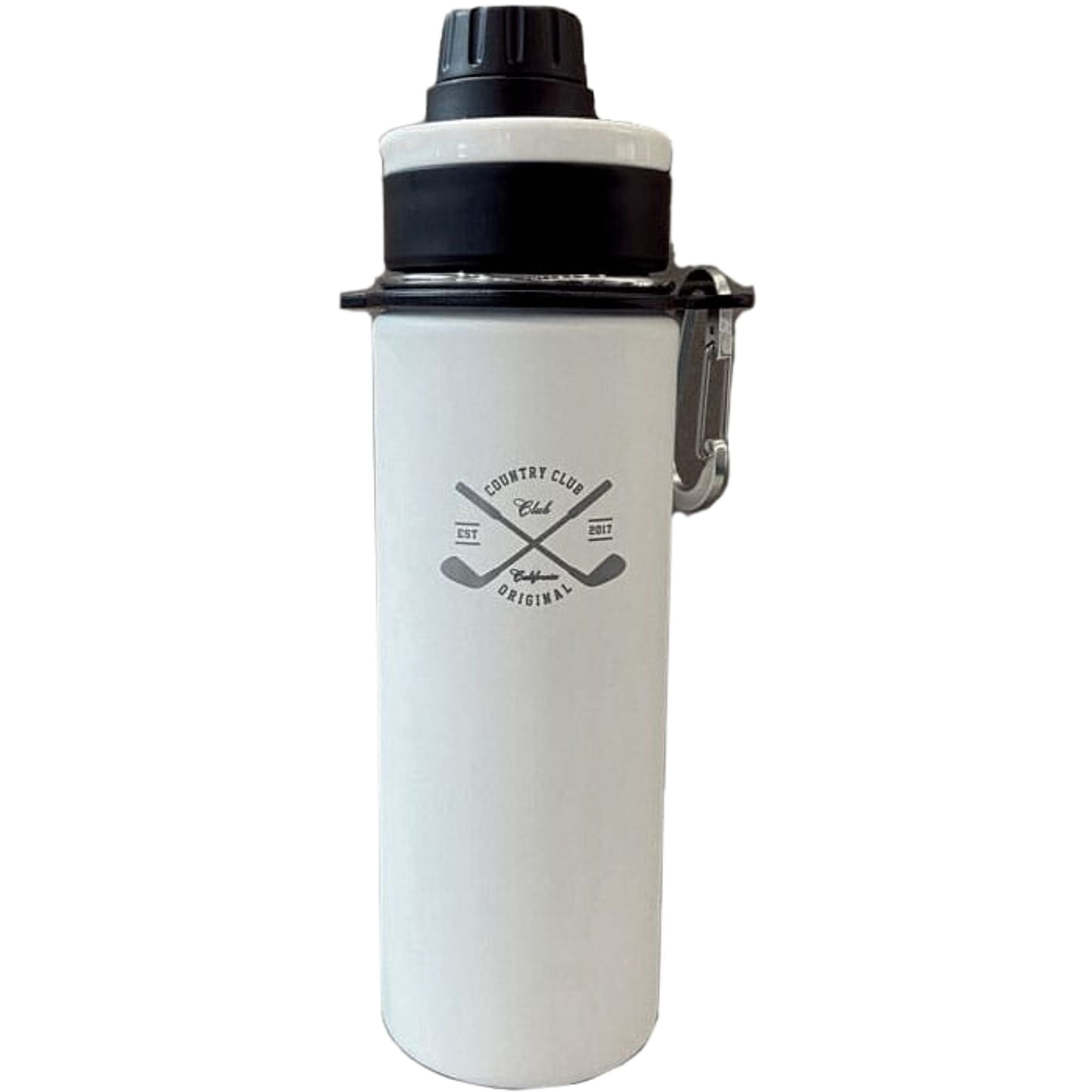 Country Club Thermo Trinkflasche 600ml mit Sportaufsatz weiß