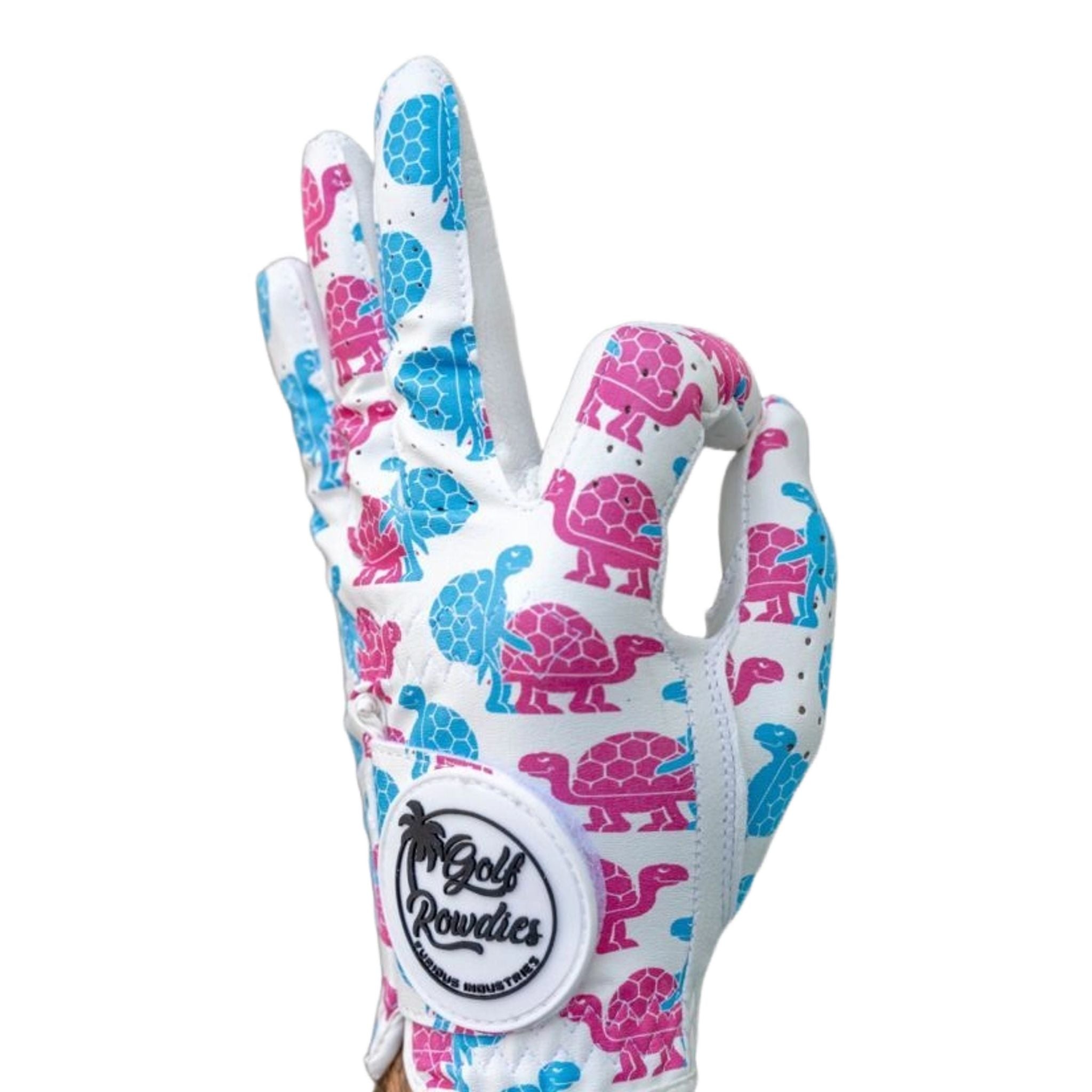 Golf Rowdies Love Turtles Handschuh Herren