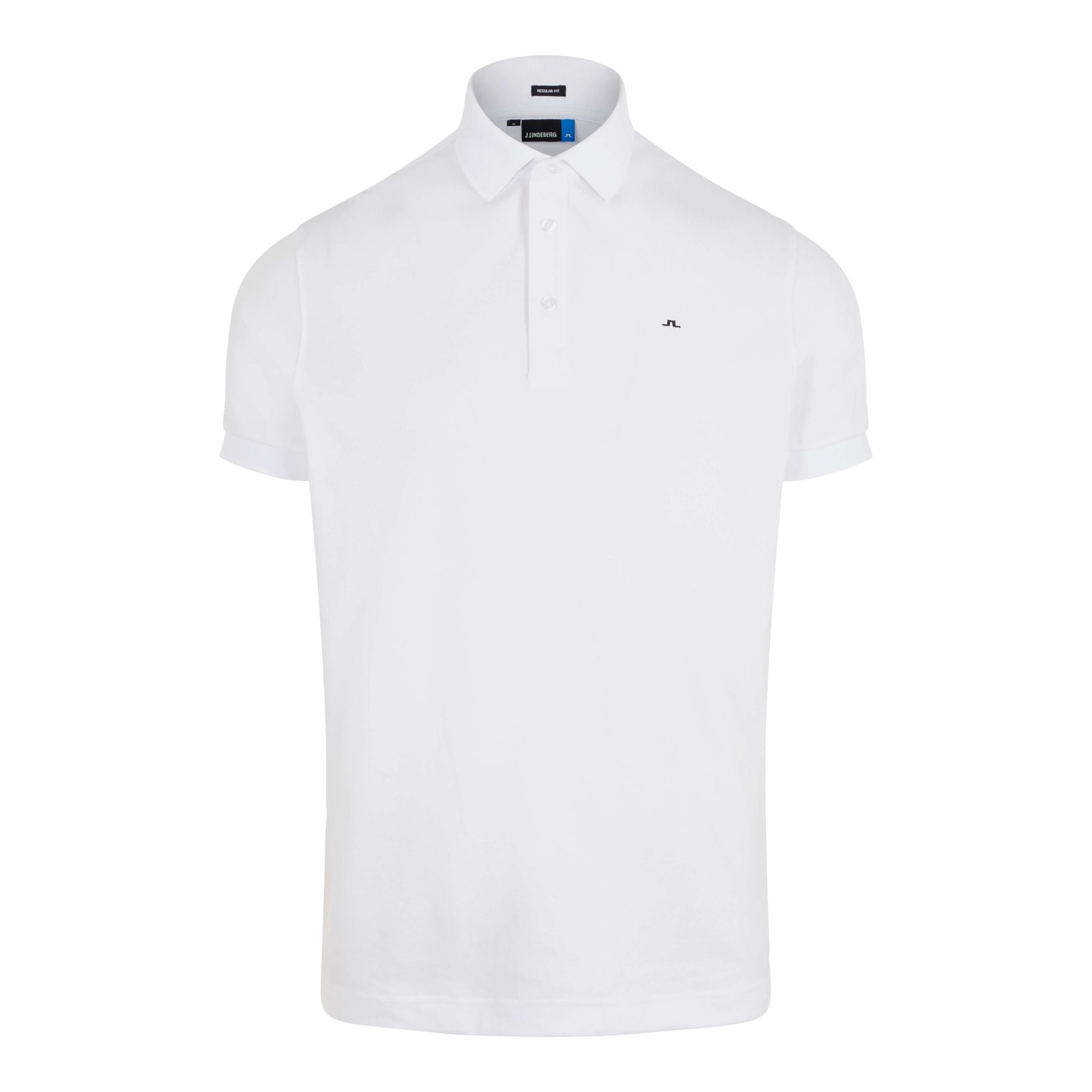 J. Lindeberg M Stan Reg Fit-Club Pique Polo White Herren