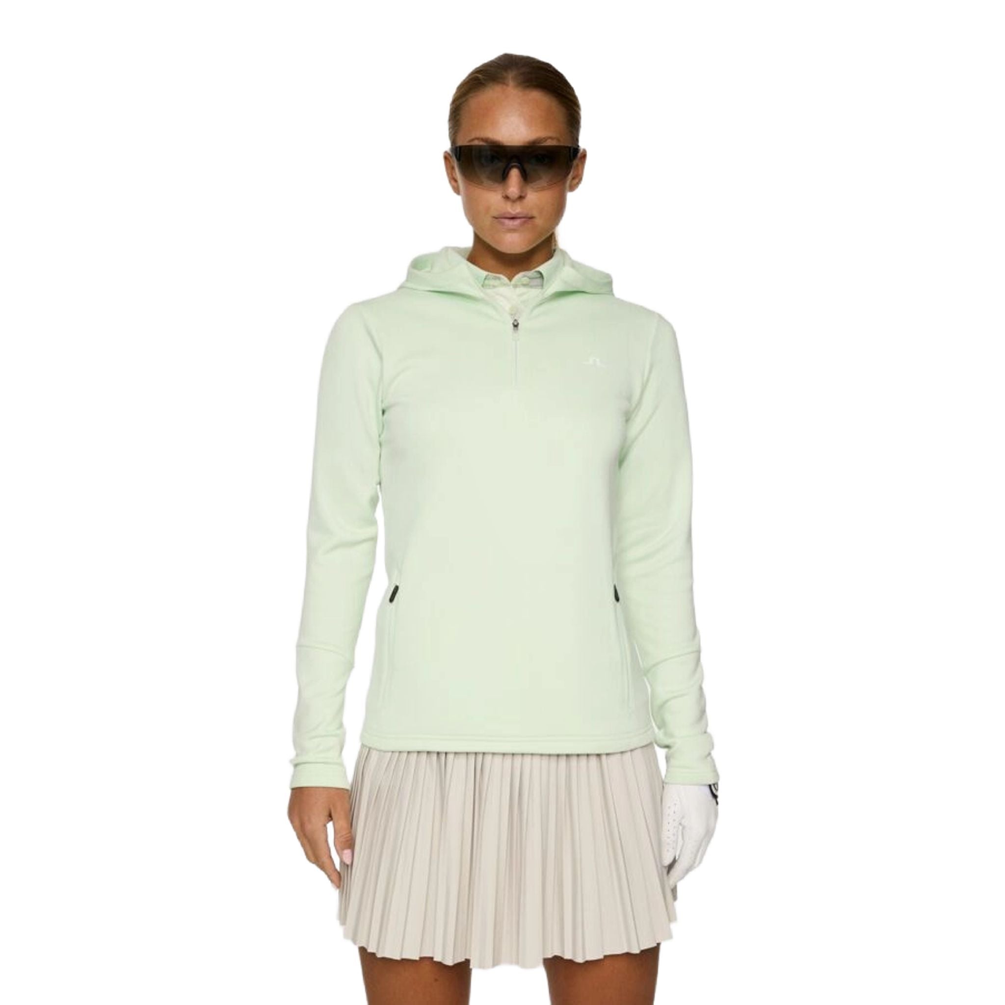 J. Lindeberg Aerialle Quarter Zip Kapuzenjacke Damen