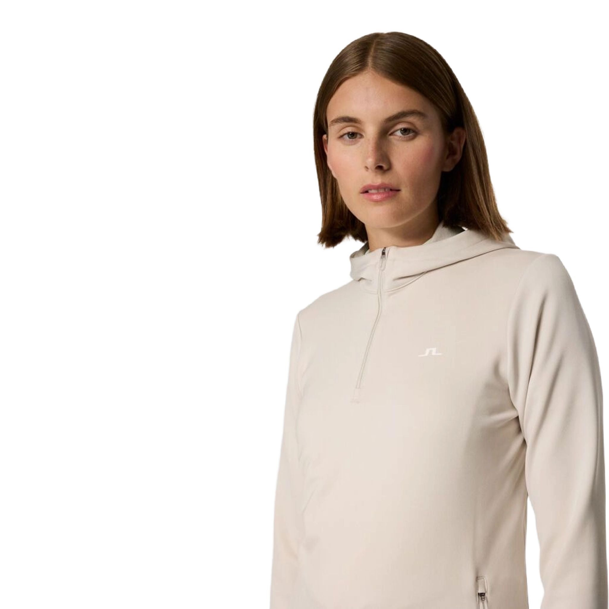 J. Lindeberg Aerialle Quarter Zip Kapuzenjacke Damen
