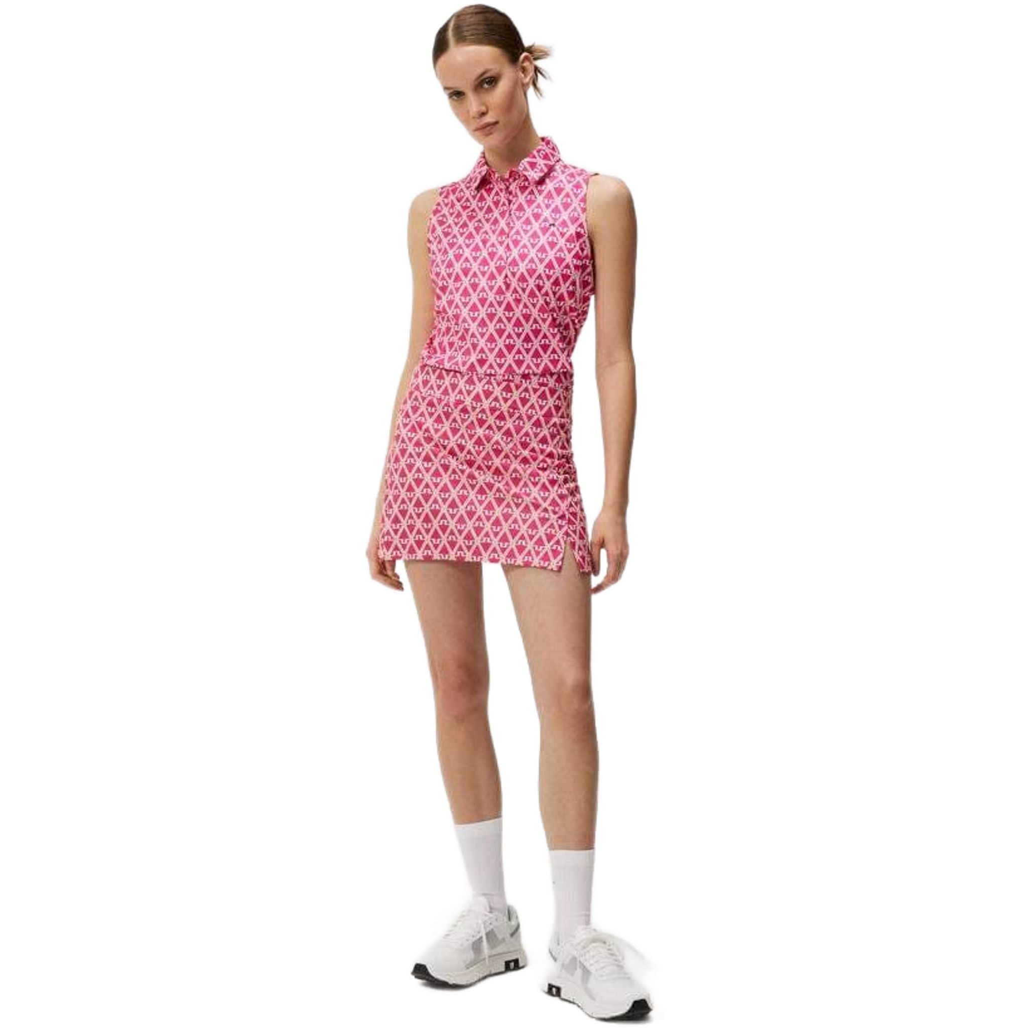 J. Lindeberg Dena Print Top Women bez rukávov