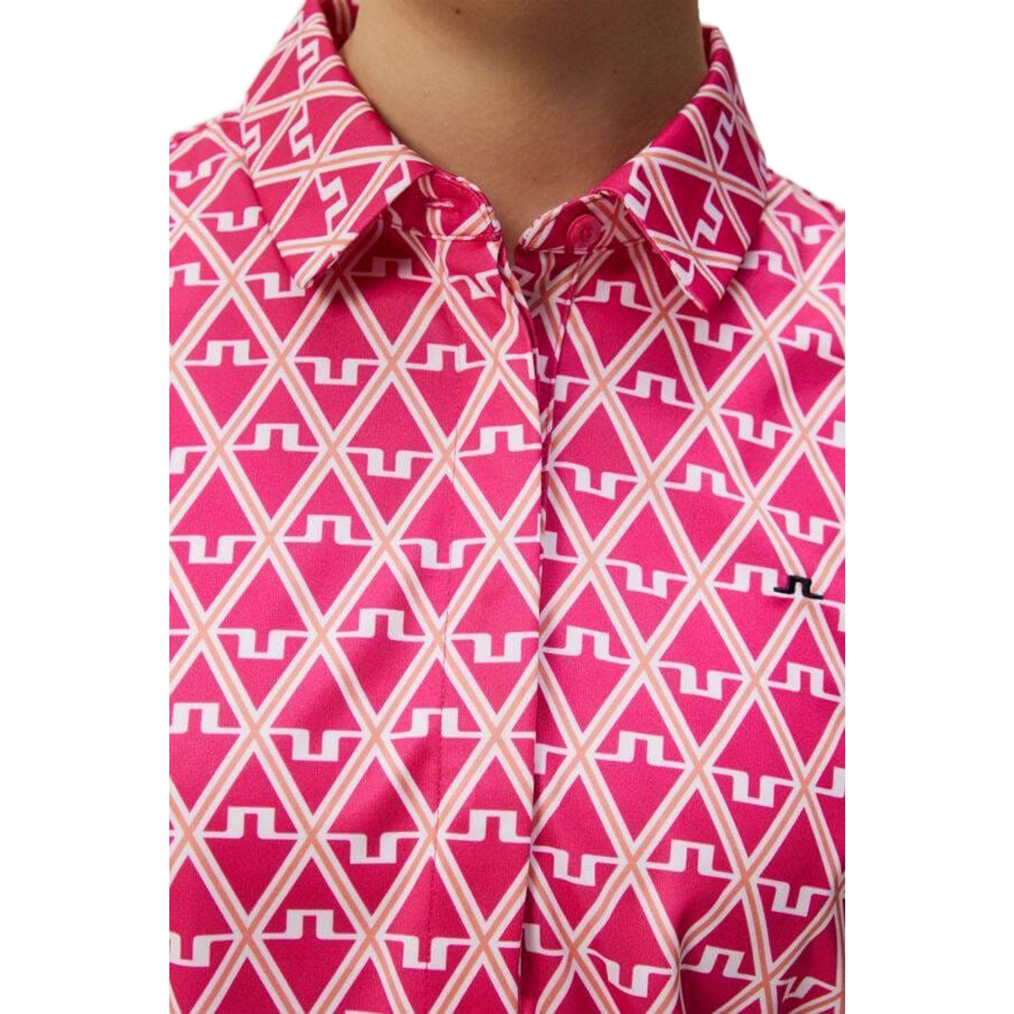 J. Lindeberg Dena Print Top Women bez rukávov