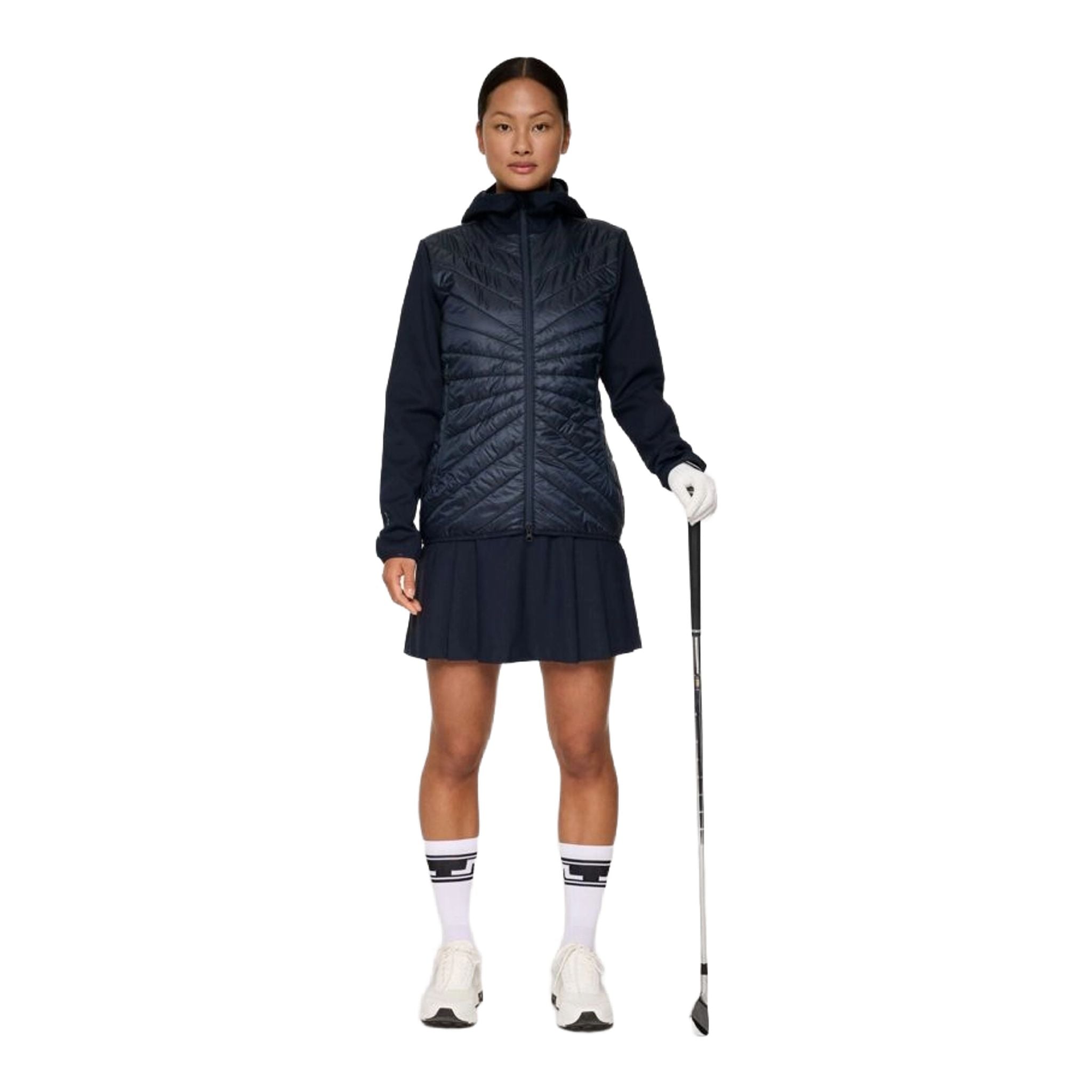 J. Lindeberg Madde Quilt Hybrid Kapuzenjacke Damen