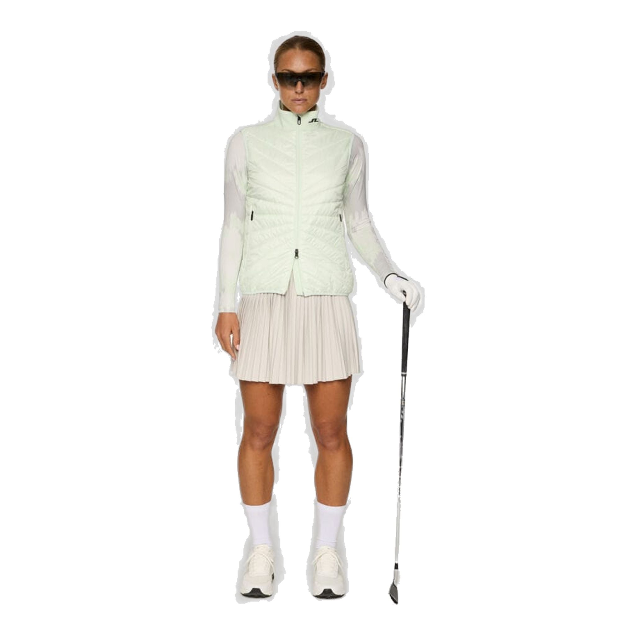 Dámska hybridná vesta J. Lindeberg Madde Quilt