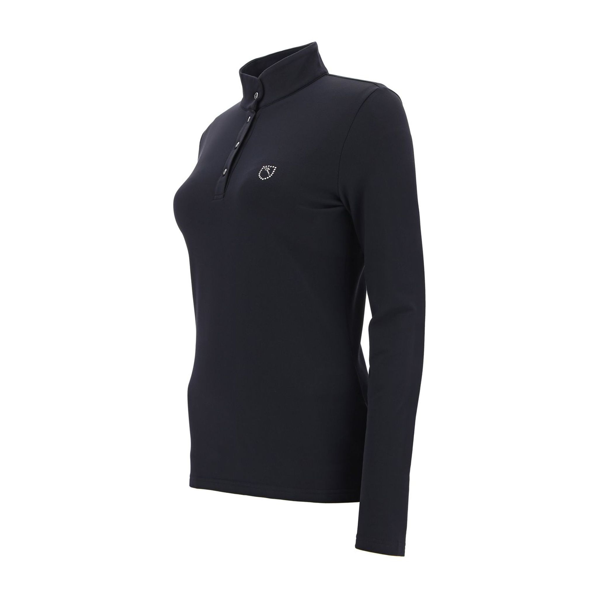 Chervo W Adelita LS Polo Schwarz Damen