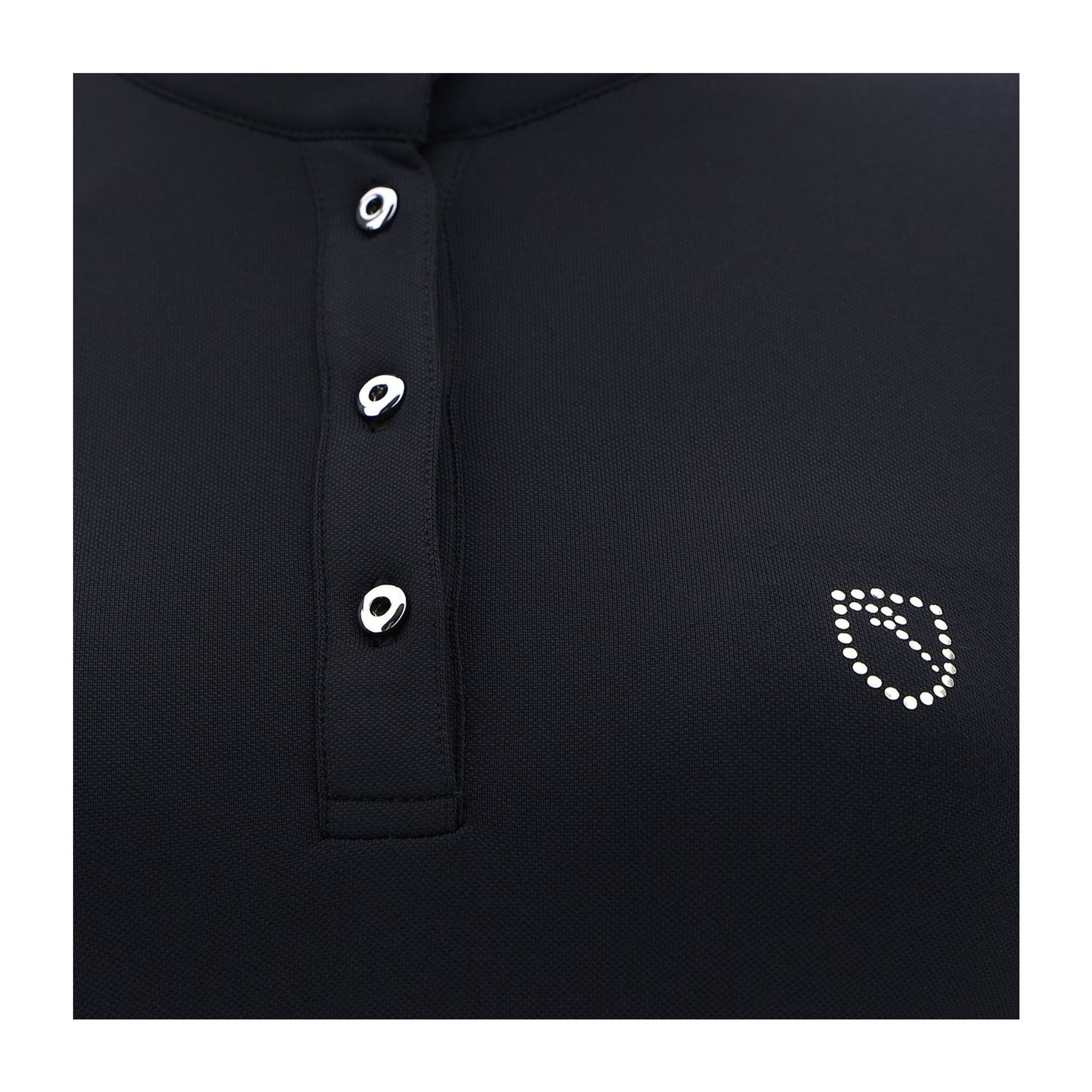 Chervo W Adelita LS Polo Schwarz Damen