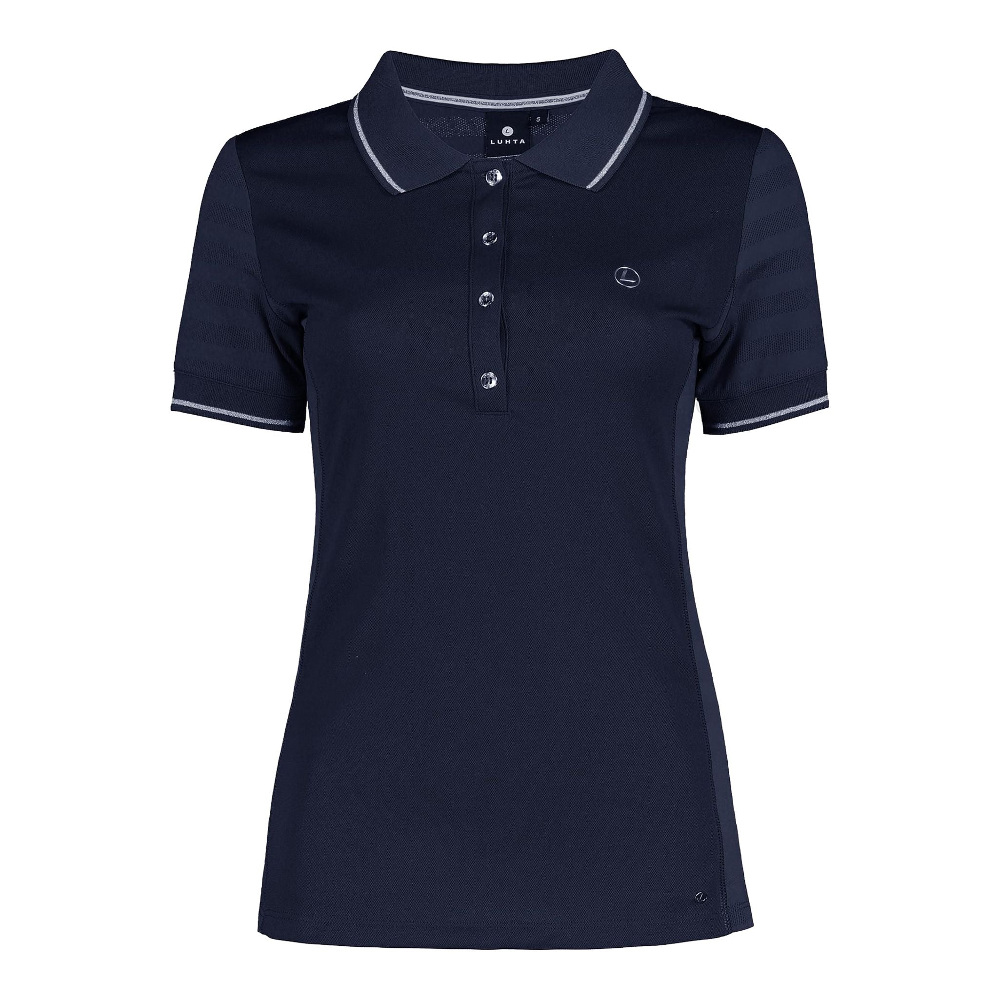 Luhta W Polo Shirts Eriksdal Dark Blue Damen
