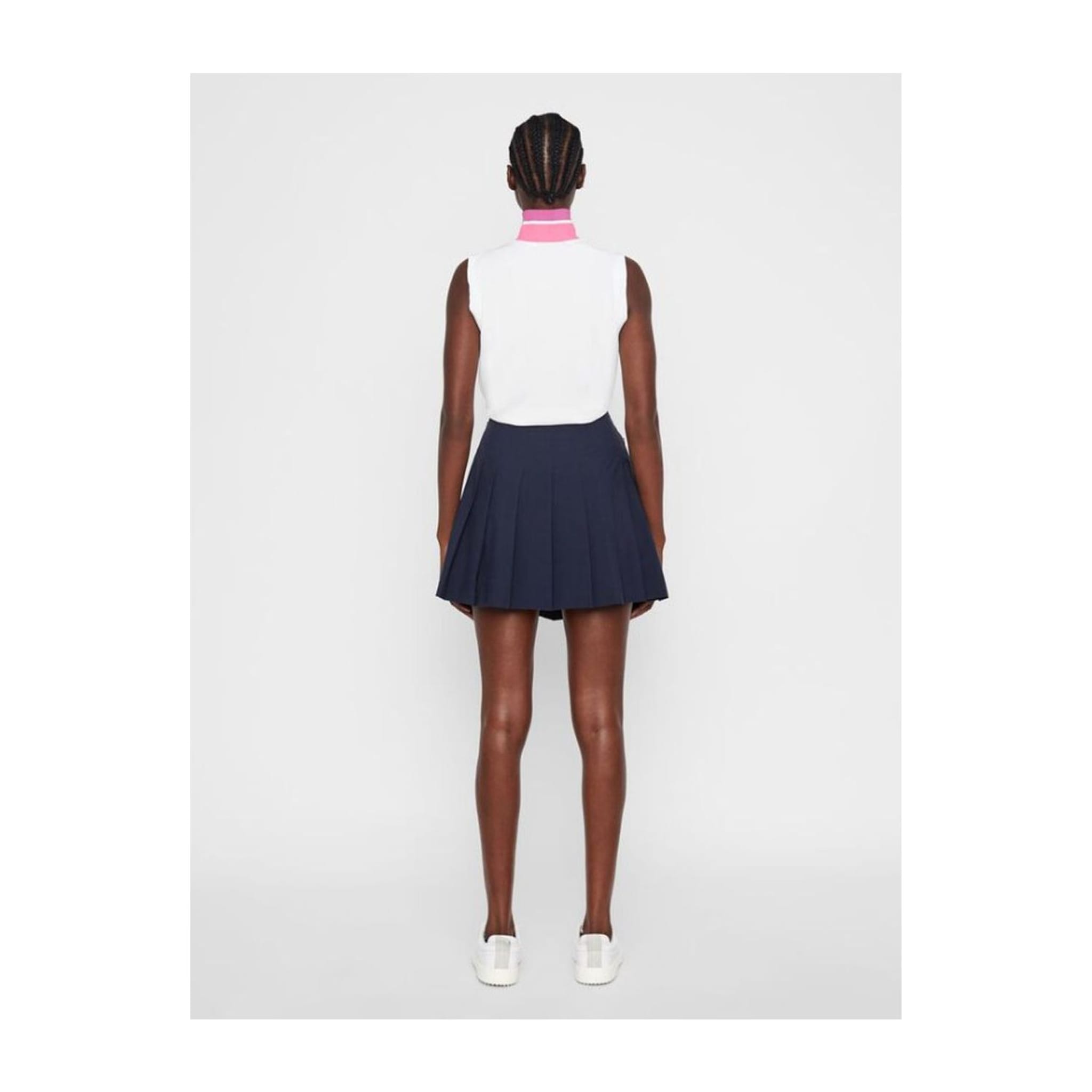 J. Lindeberg W Audrey TX-Jersey SS Polo White Damen