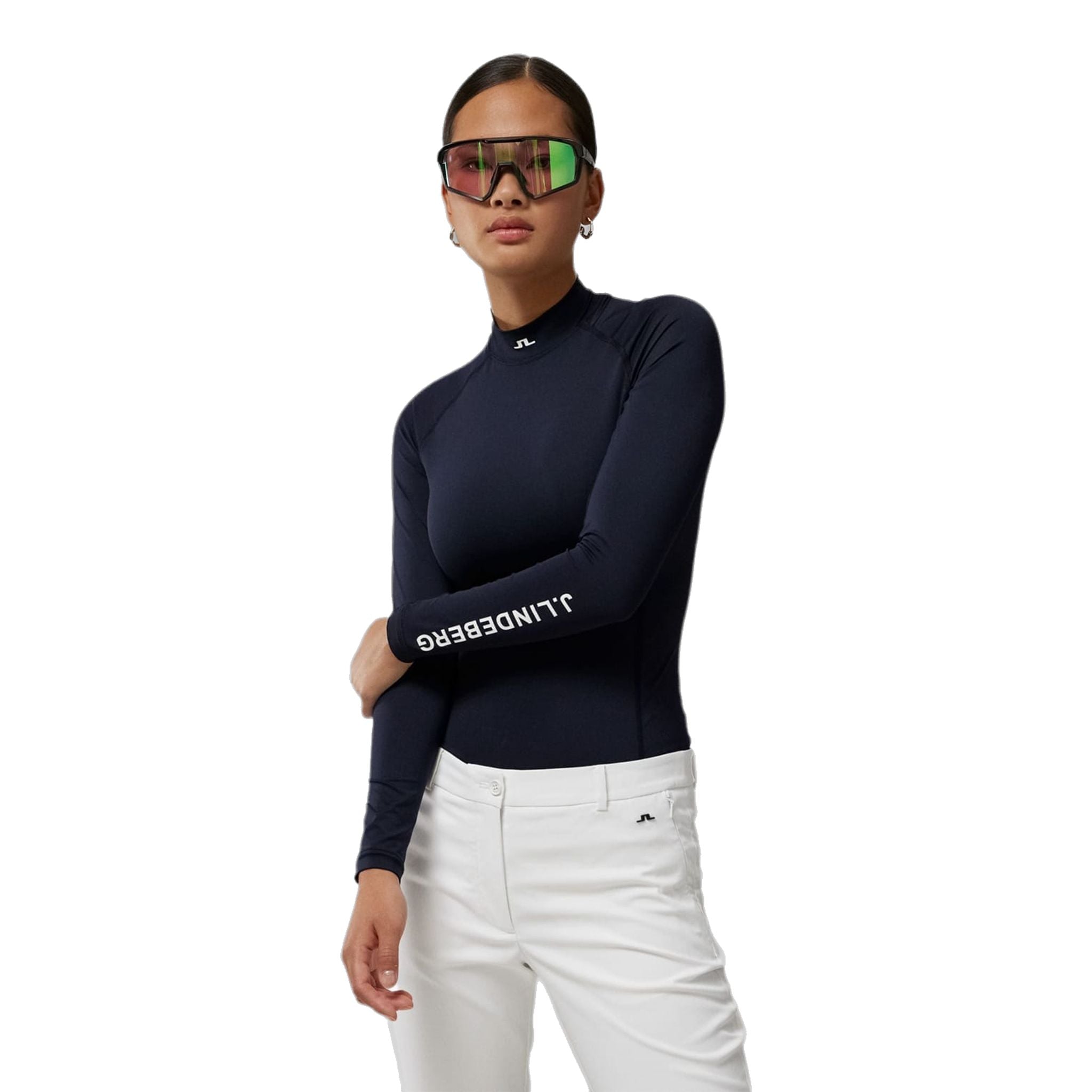 J. Lindeberg Asa Golf Soft Compression Top JL Navy Damen Damen
