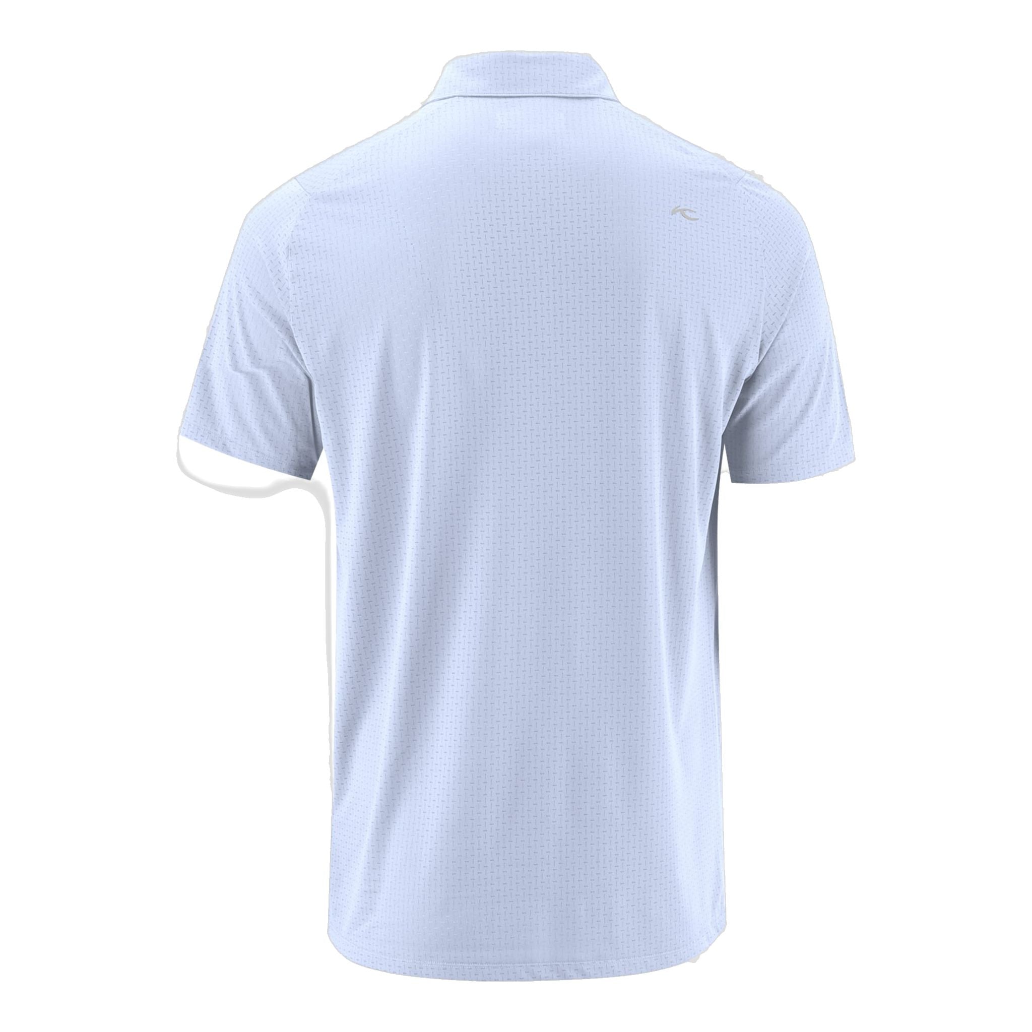 Kjus M Savin Structure Polo SS Crystal Blau Herren