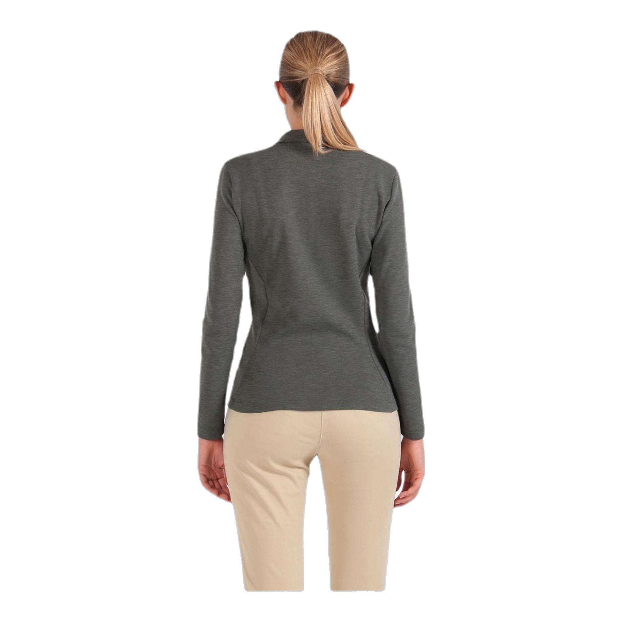 Chervo W Polo Allstop Langarm Grün Damen