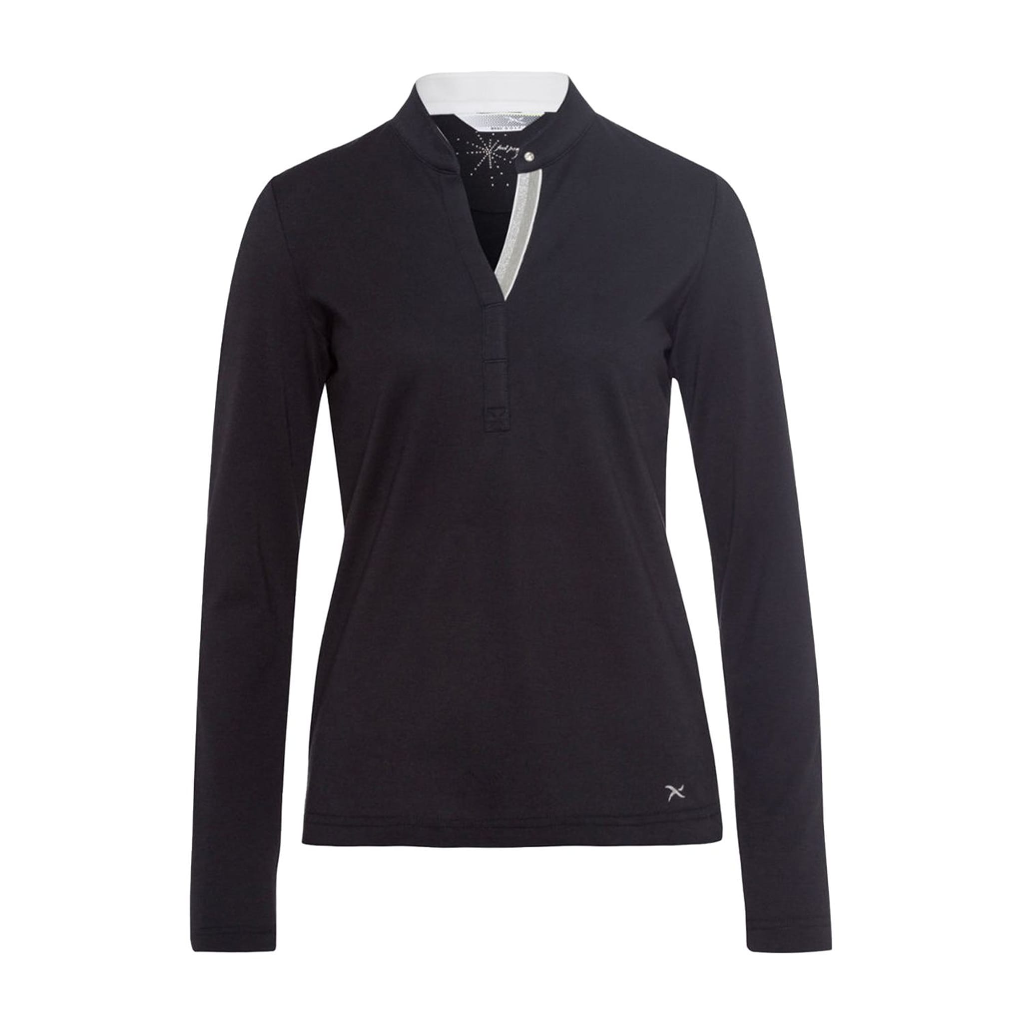 Brax W Tea Livia LS Polo Black Damen