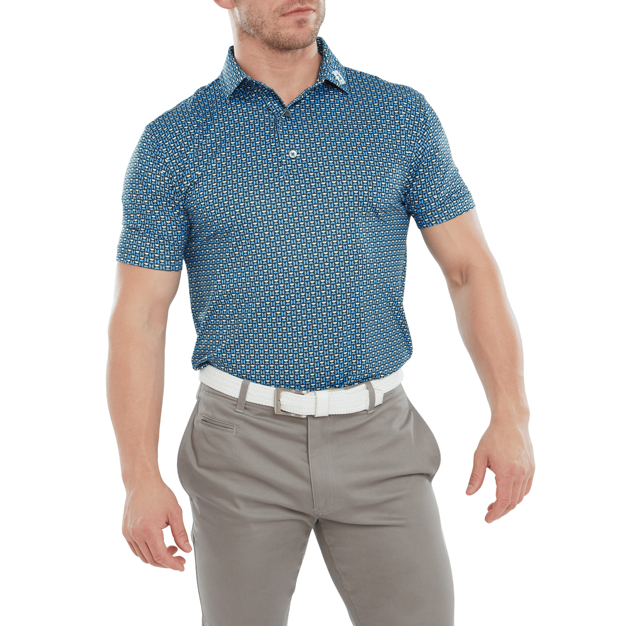 Footjoy Half Moon Geo Polo Herren