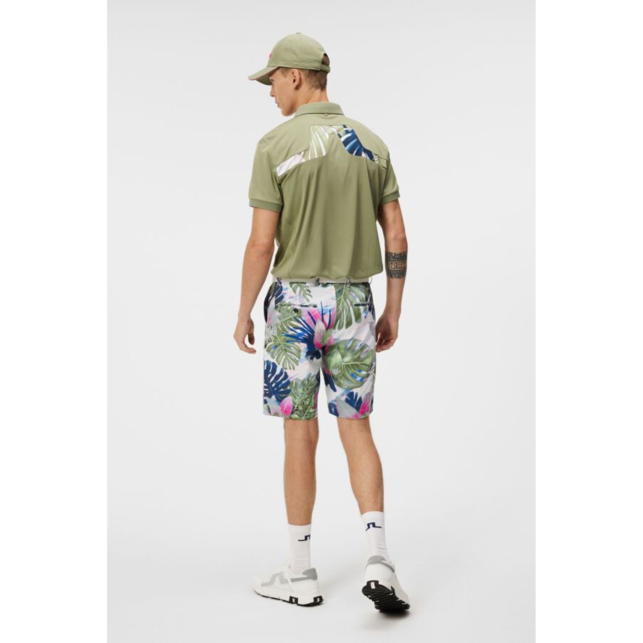 J. Lindeberg KV Regular Fit Print Polo Herren