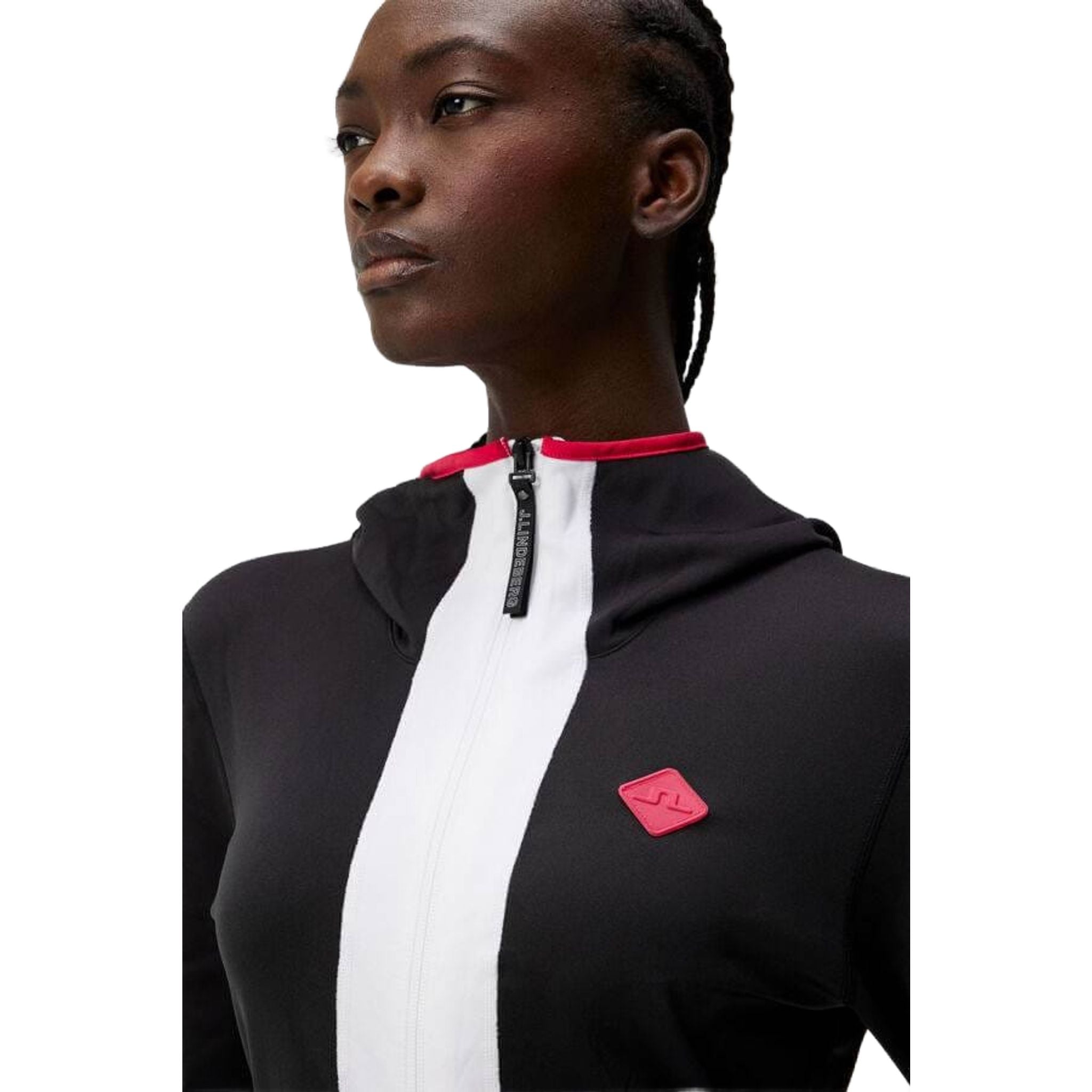 J. Lindeberg Powerline Hood Damen Schwarz Damen