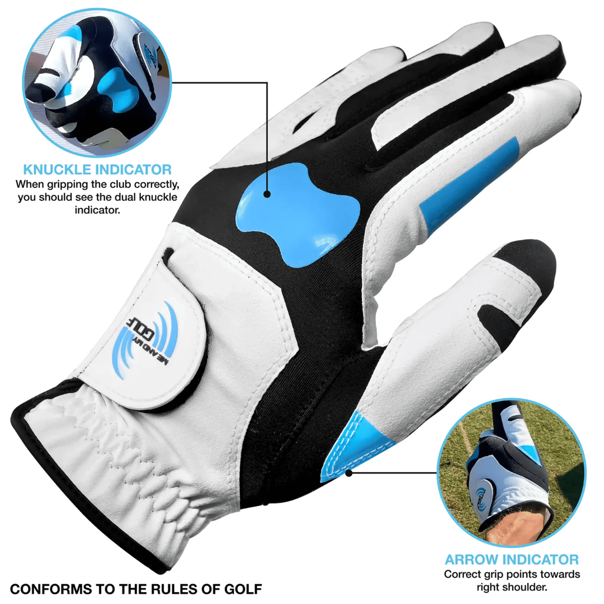 Me and My Golf True Grip Training Handschuh