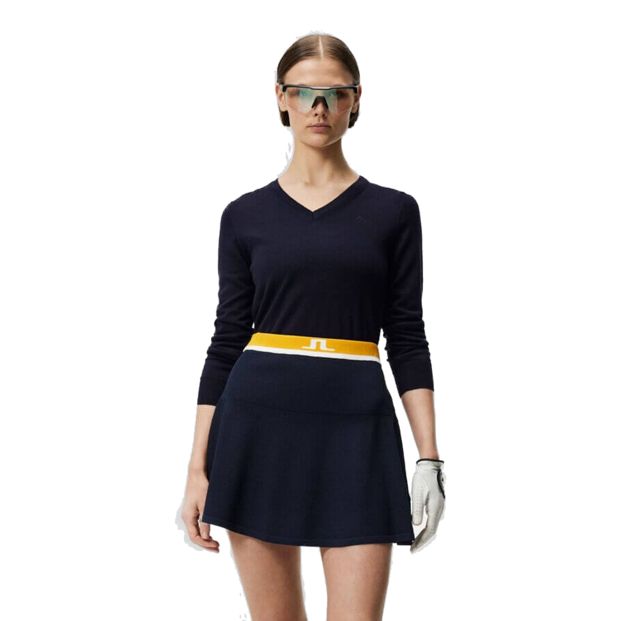 J. Lindeberg Amaya Knitted Sweater Navy Damen