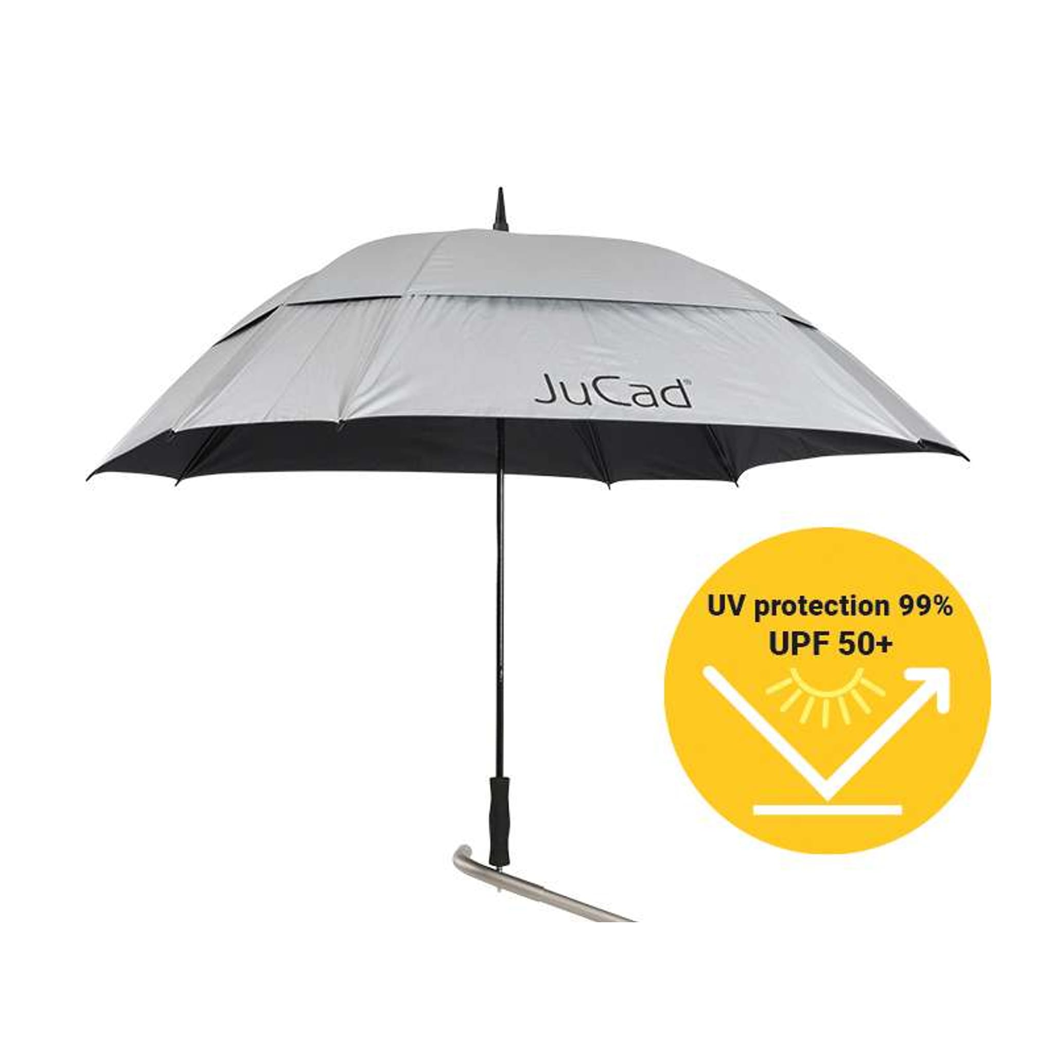 JuCad Golfschirm Quadratisch/Windproof mit Stift