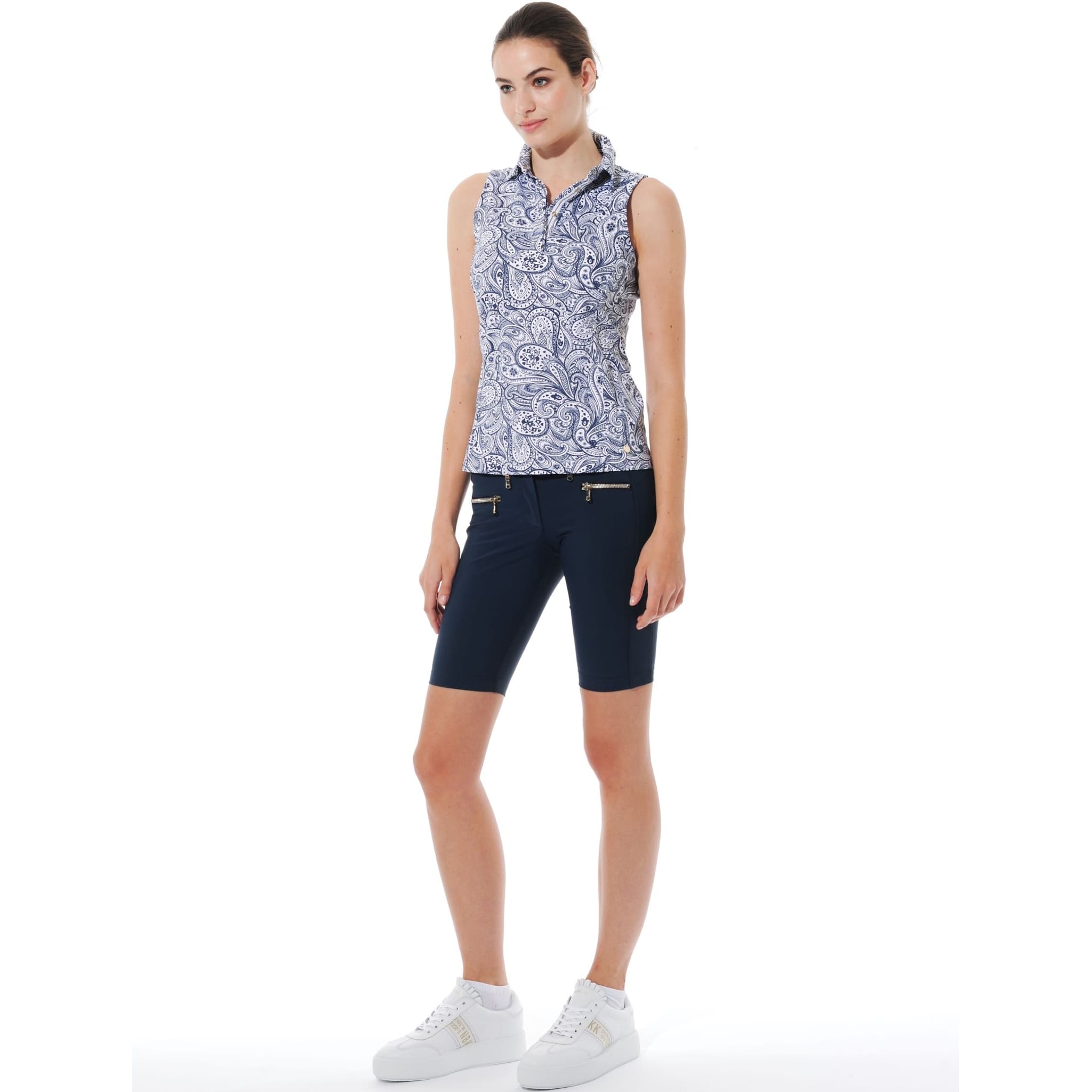 MDC Sportwear W Polo SL Merlyn Print Paisley Dámske