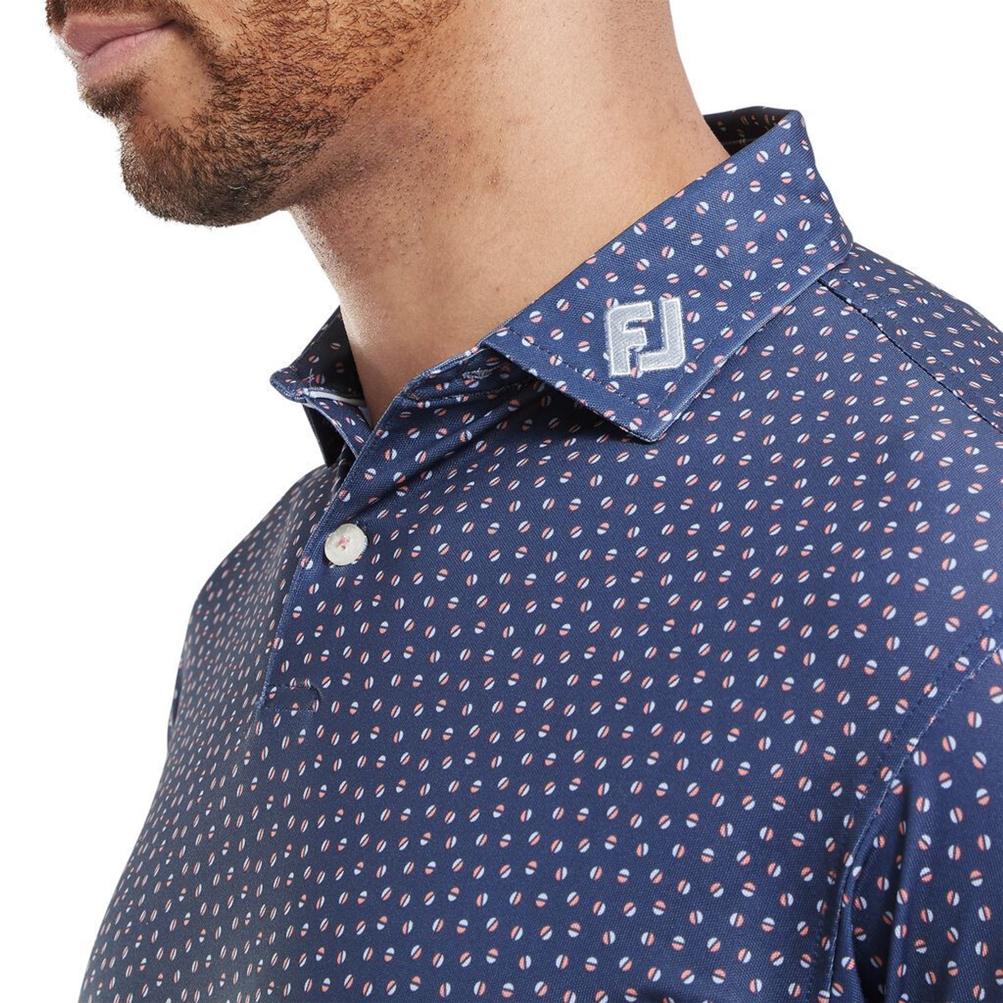 Footjoy Bounce Print Pique Herren