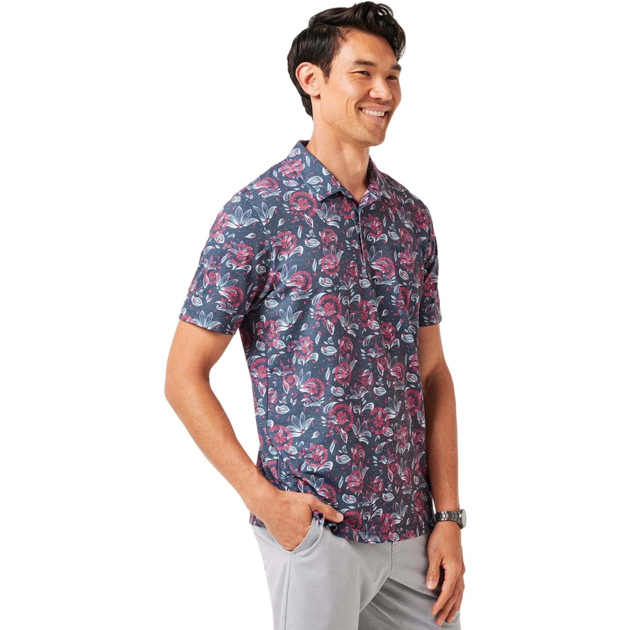 Travis Mathew Featherweight Flouri Polo Herren