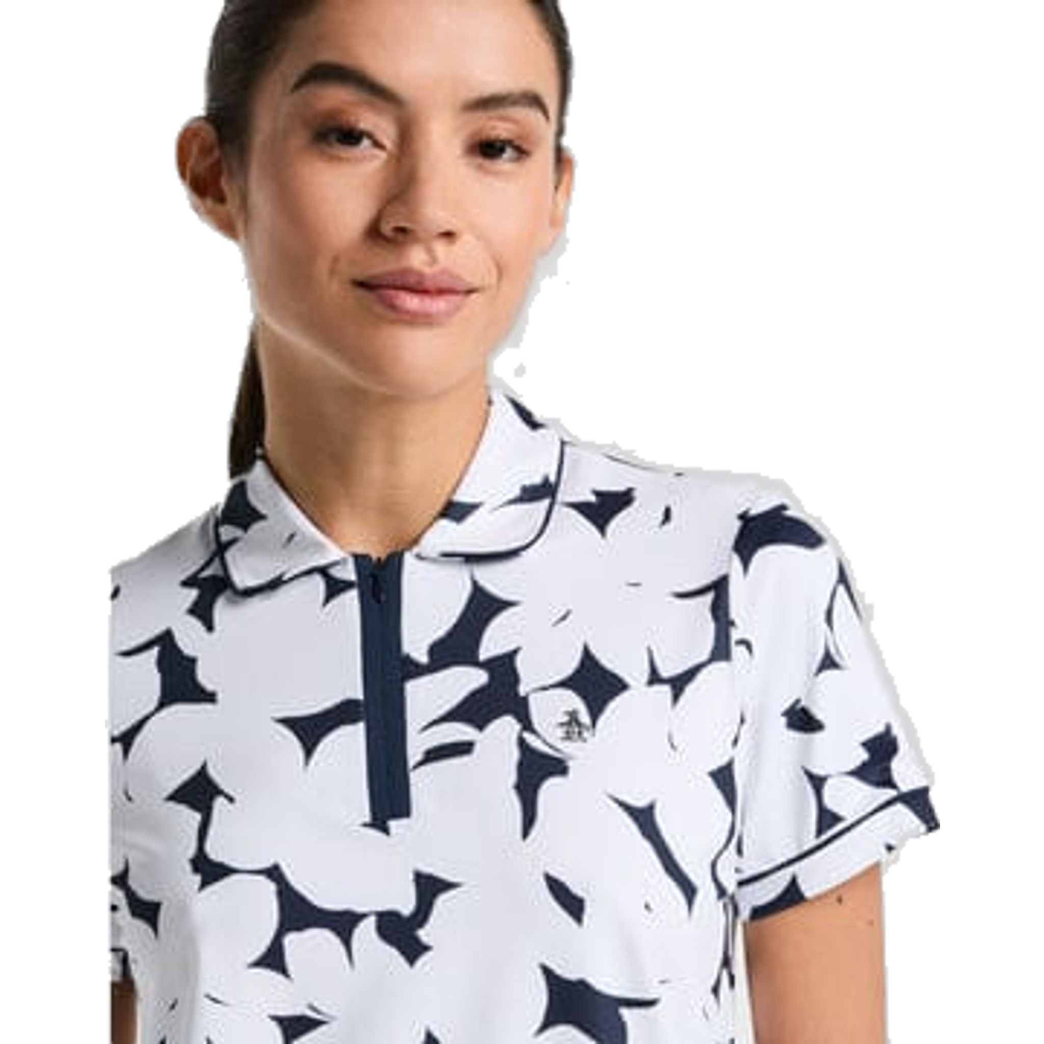 Original Penguin Riviera Floral Polo Damen