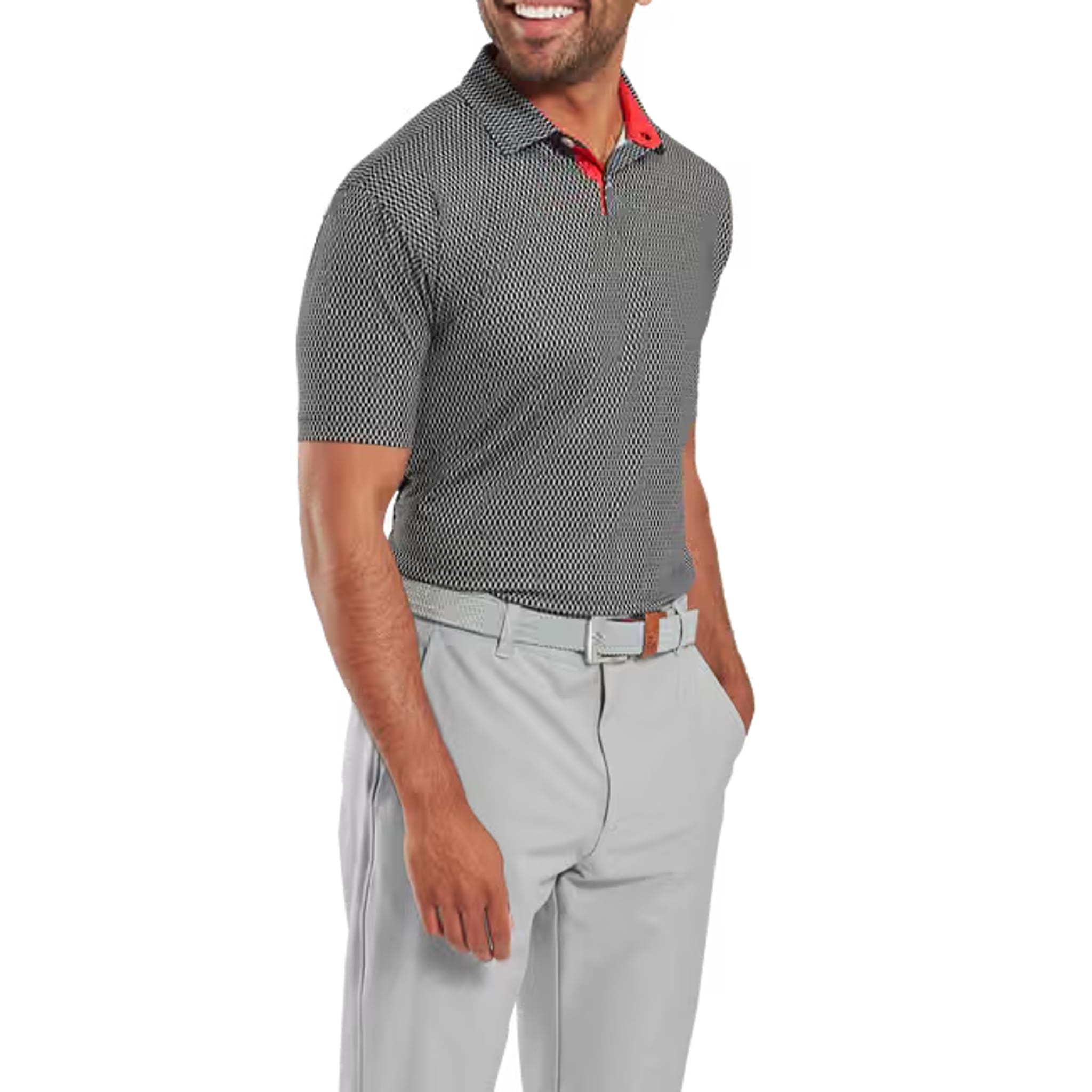 Footjoy Irongate Print Polo Herren