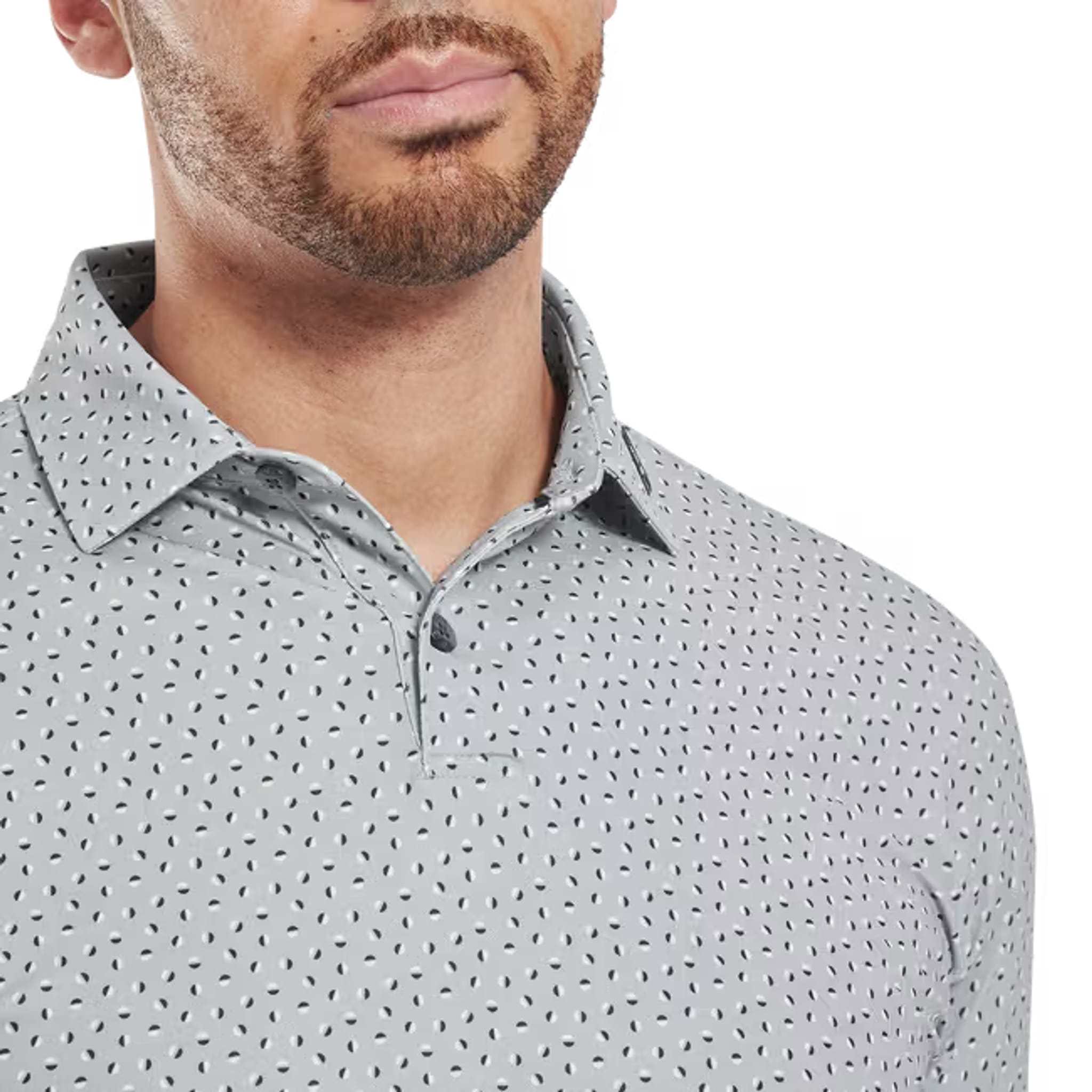 Footjoy Bounce Print Pique Herren