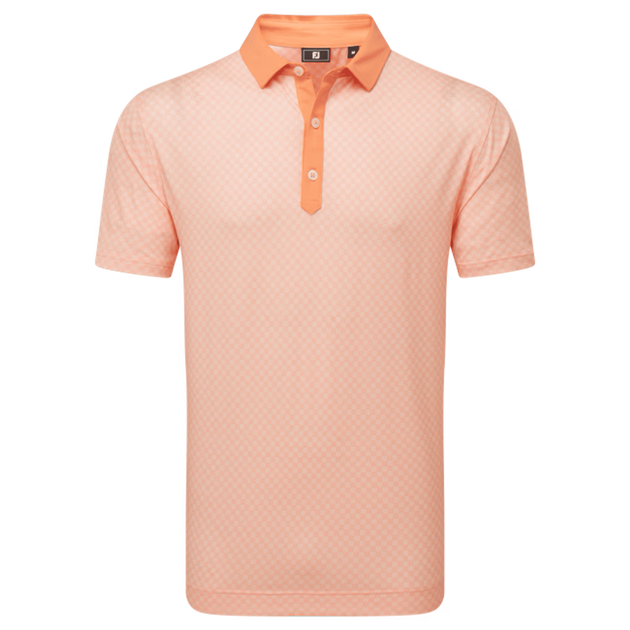 Footjoy Checker Jacquard Polo Herren