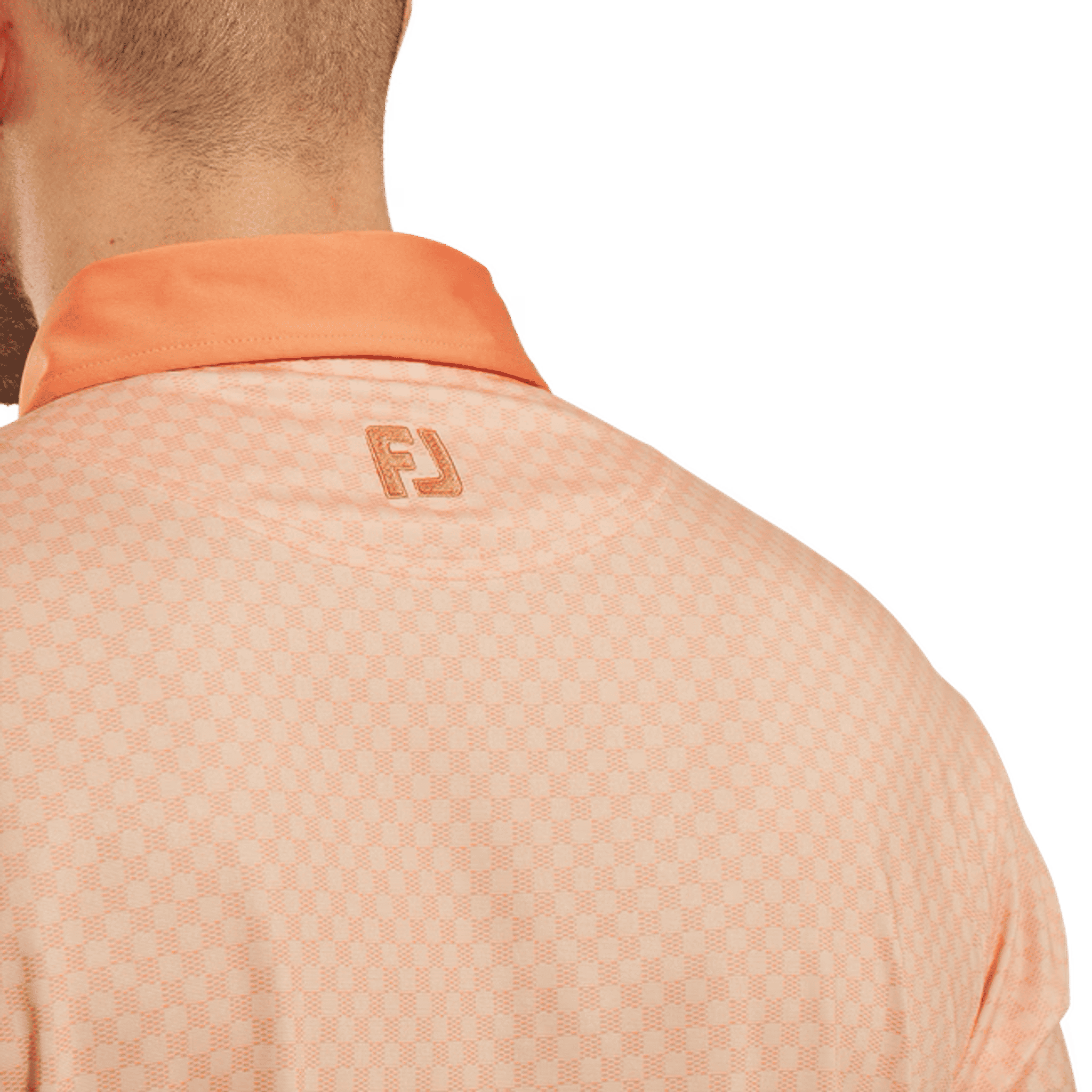 Footjoy Checker Jacquard Polo Herren