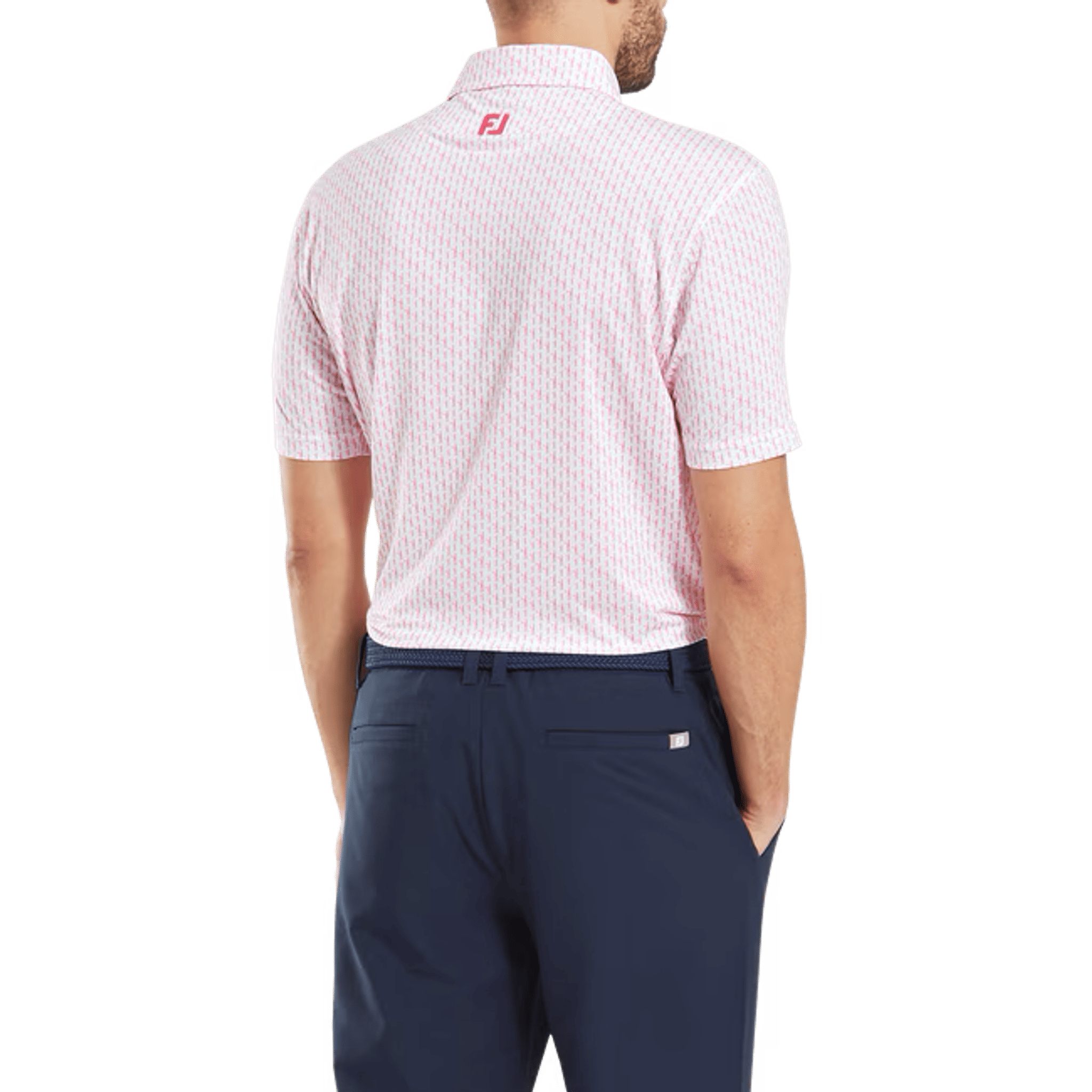 Footjoy Figure Print Polo Herren