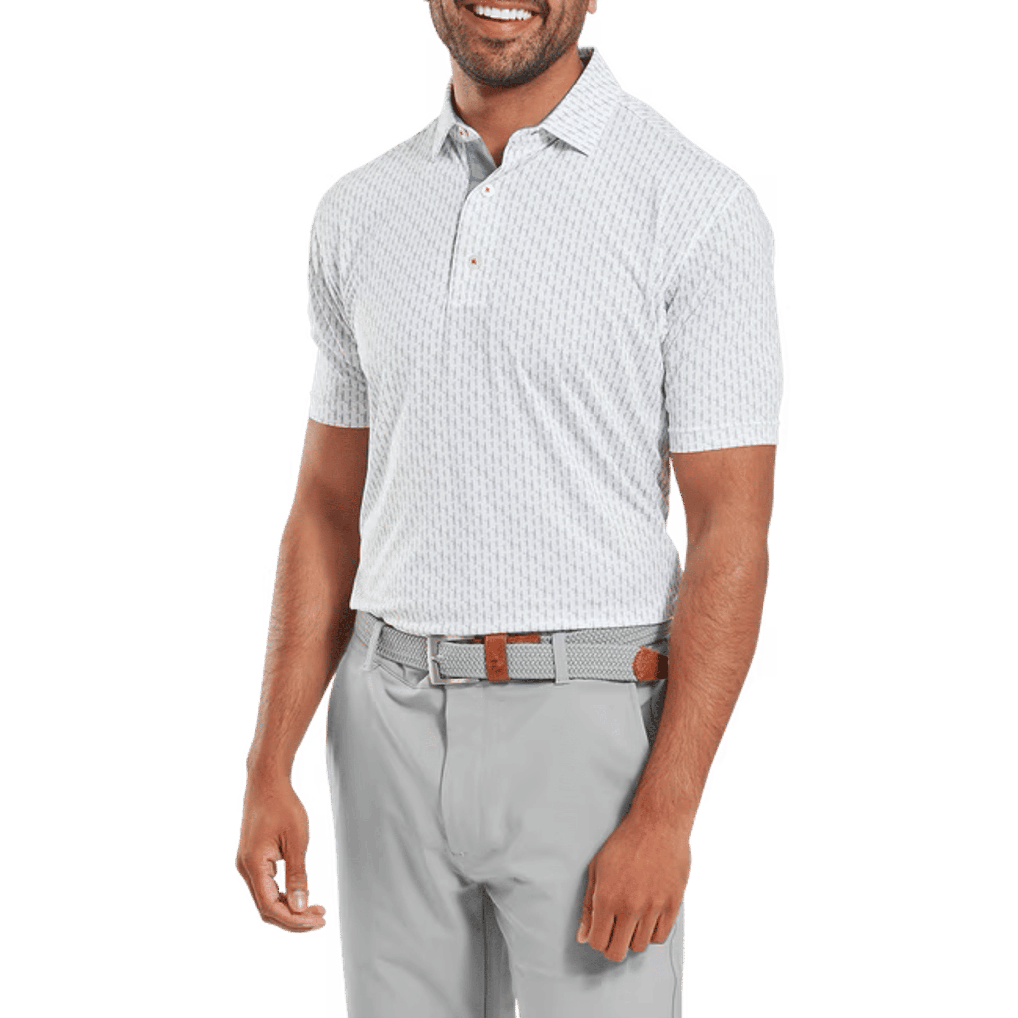 Footjoy Figure Print Polo Herren
